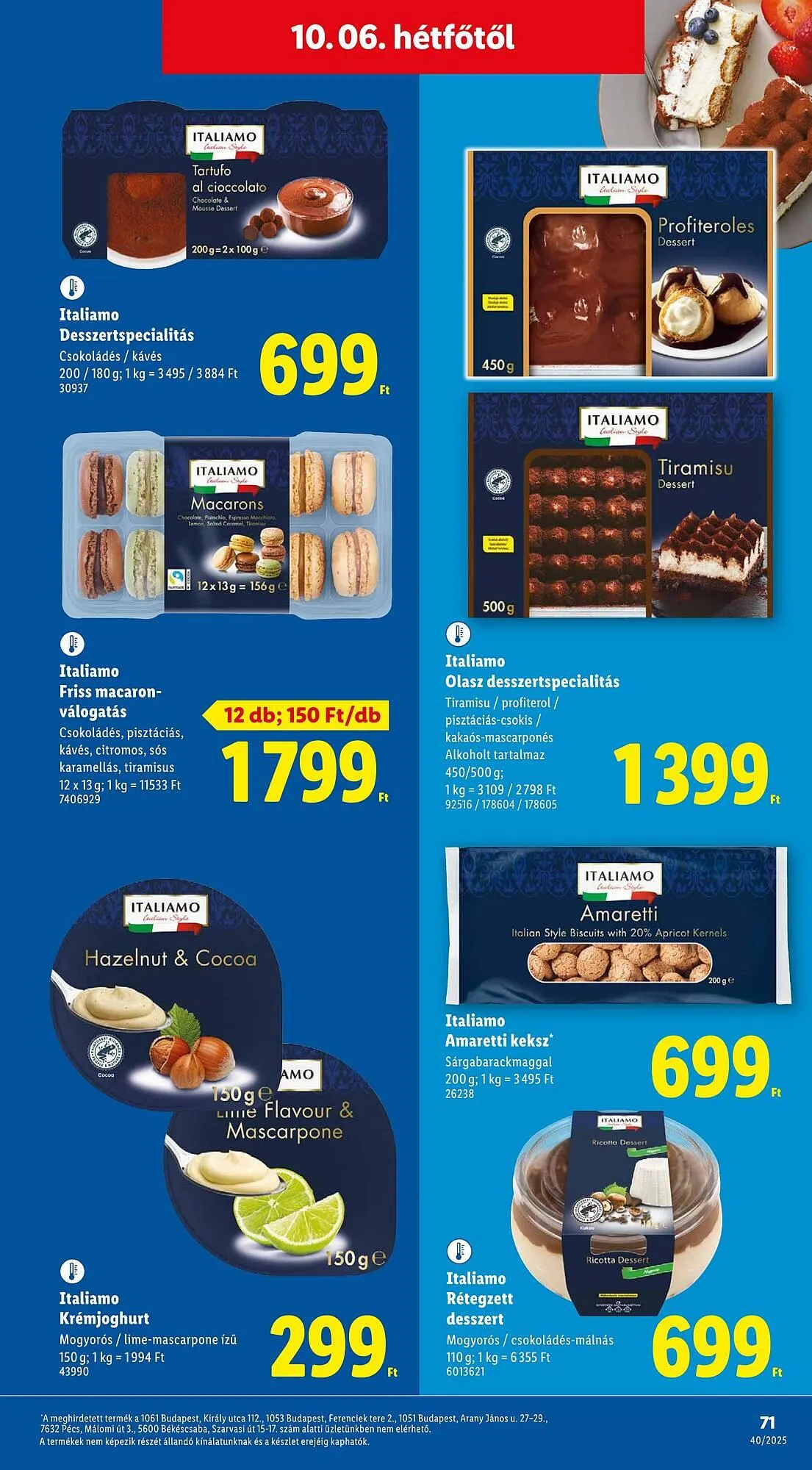 Katalógus Lidl akciós újság október 2.-tól október 8.-ig 2025. - Oldal 71