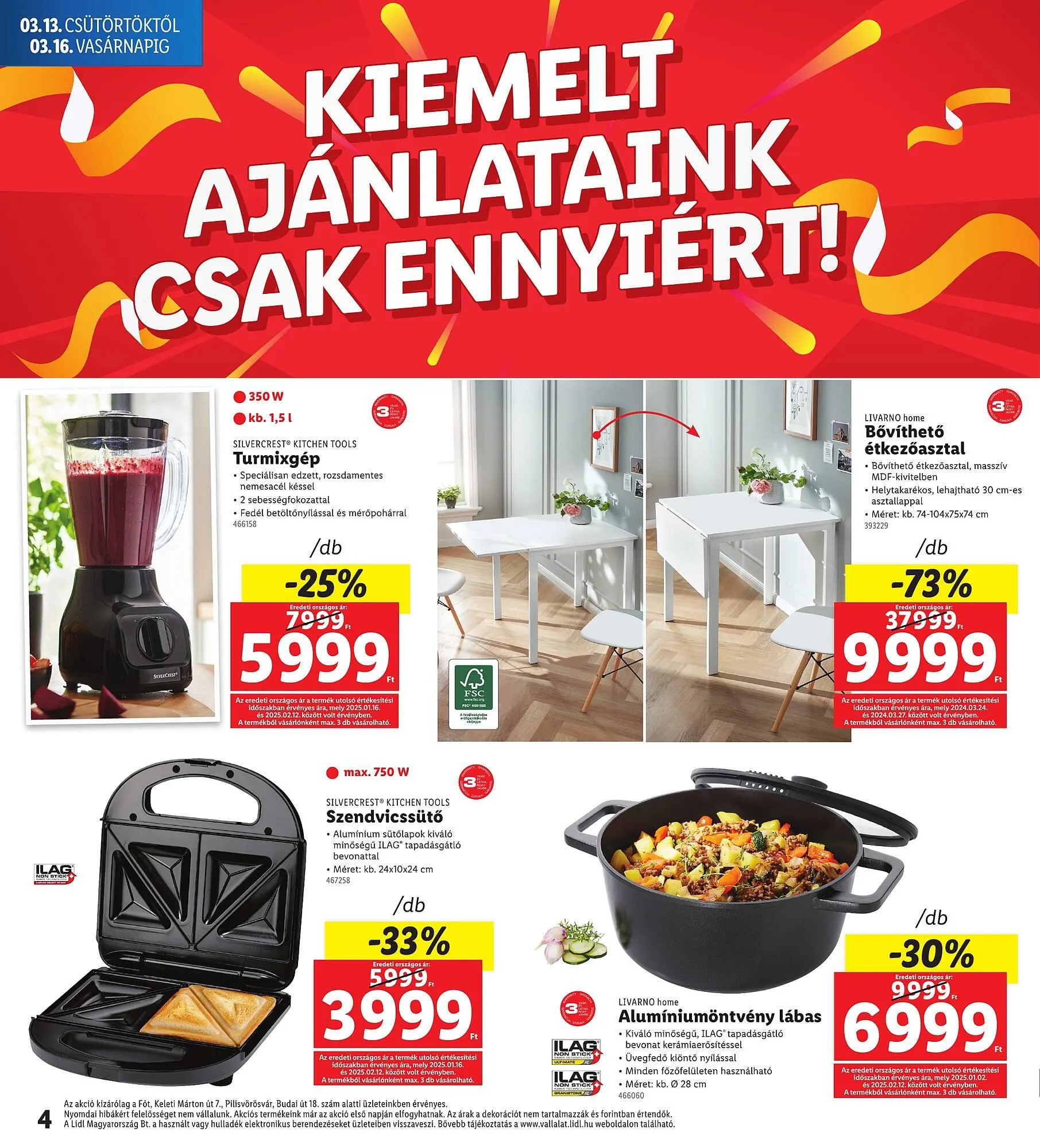 Katalógus Lidl akciós újság március 13.-tól március 16.-ig 2025. - Oldal 4