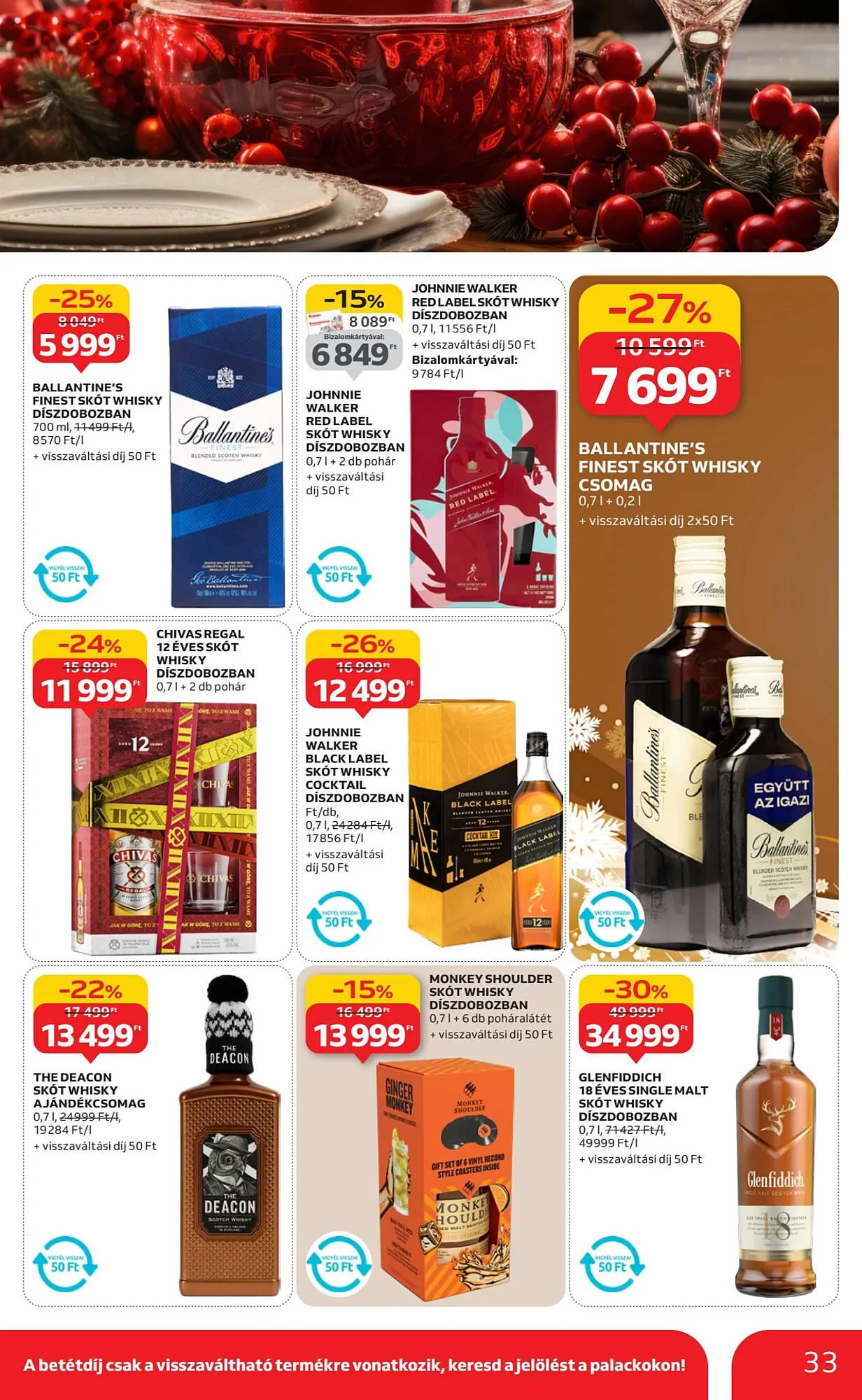 Katalógus Auchan akciós újság november 20.-tól december 24.-ig 2025. - Oldal 33