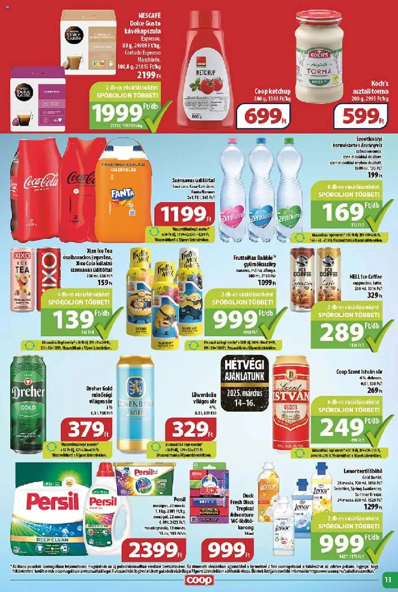 Katalógus Coop akciós újság március 13.-tól március 19.-ig 2025. - Oldal 13