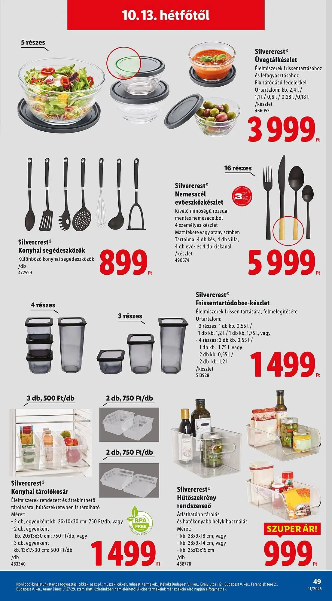 Katalógus Lidl akciós újság október 9.-tól október 15.-ig 2025. - Oldal 49
