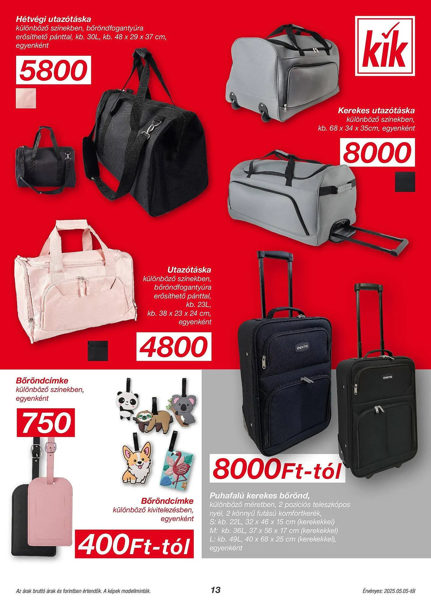 Katalógus Kik akciós újság május 5.-tól június 1.-ig 2025. - Oldal 13
