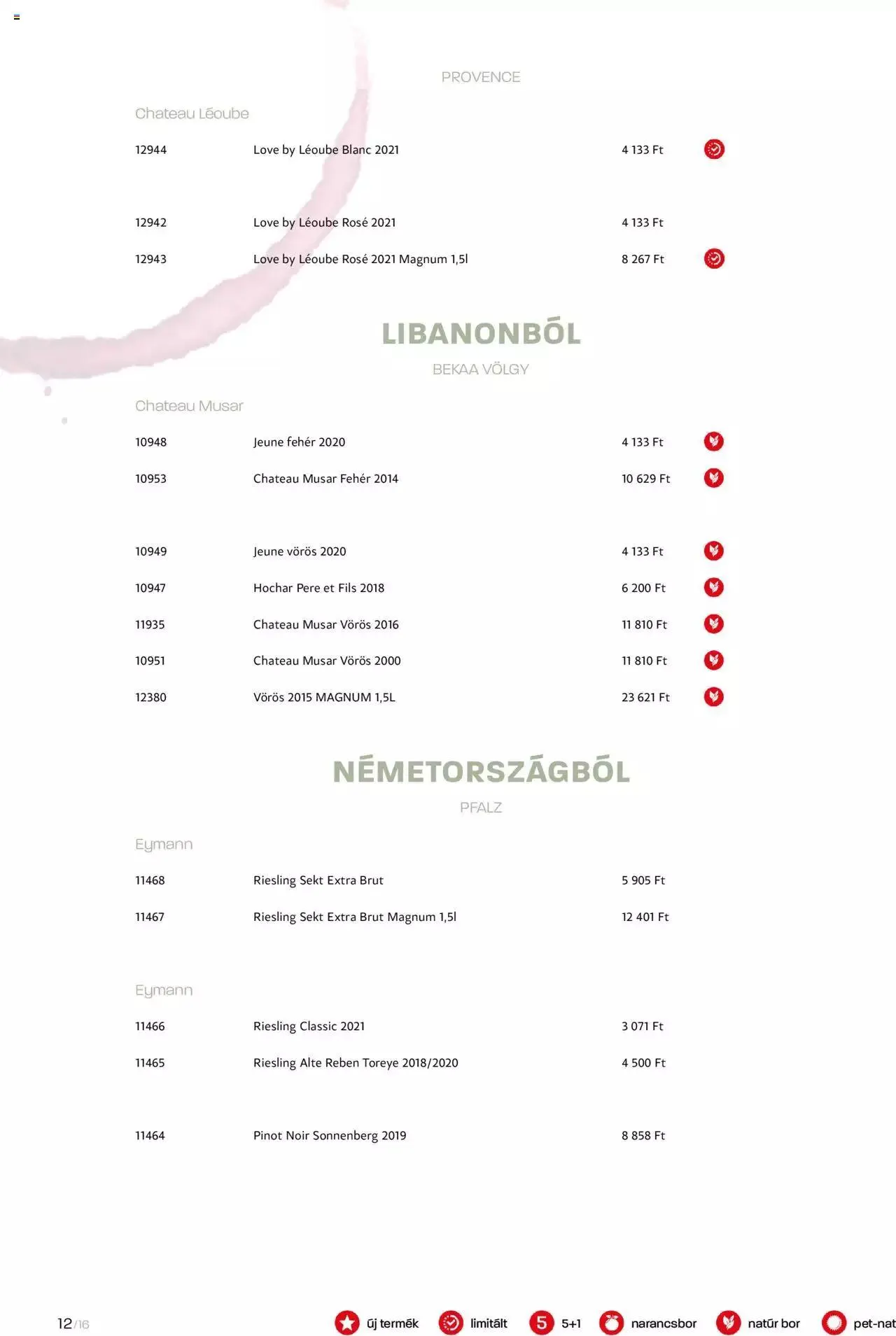 Katalógus Chef Market BOR & PEZSGŐ augusztus 11.-tól december 31.-ig 2023. - Oldal 12