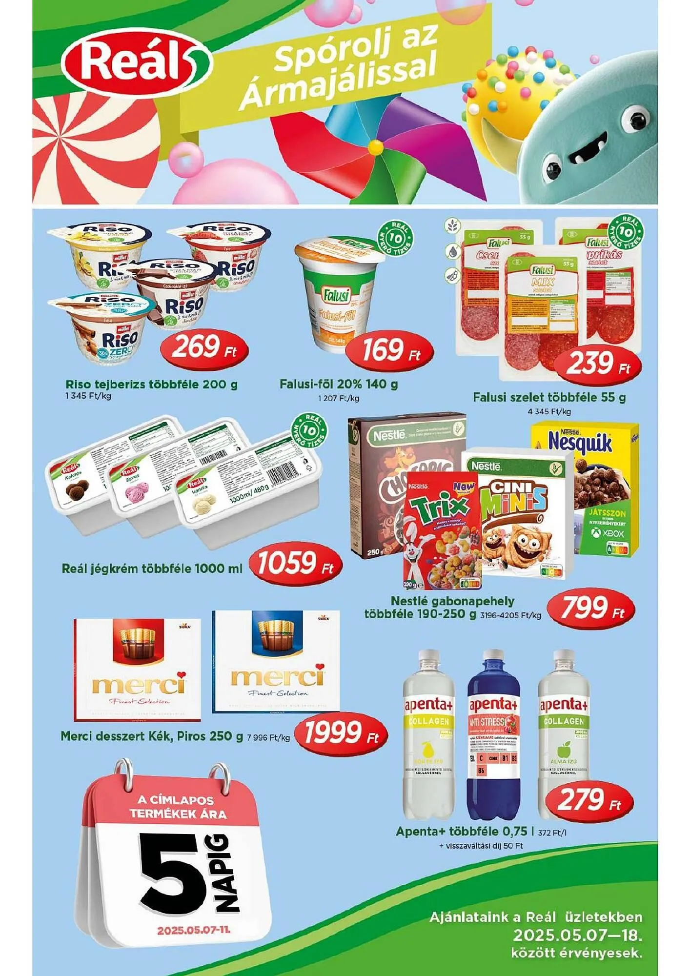 Katalógus Real akciós újság május 7.-tól május 18.-ig 2025. - Oldal 1