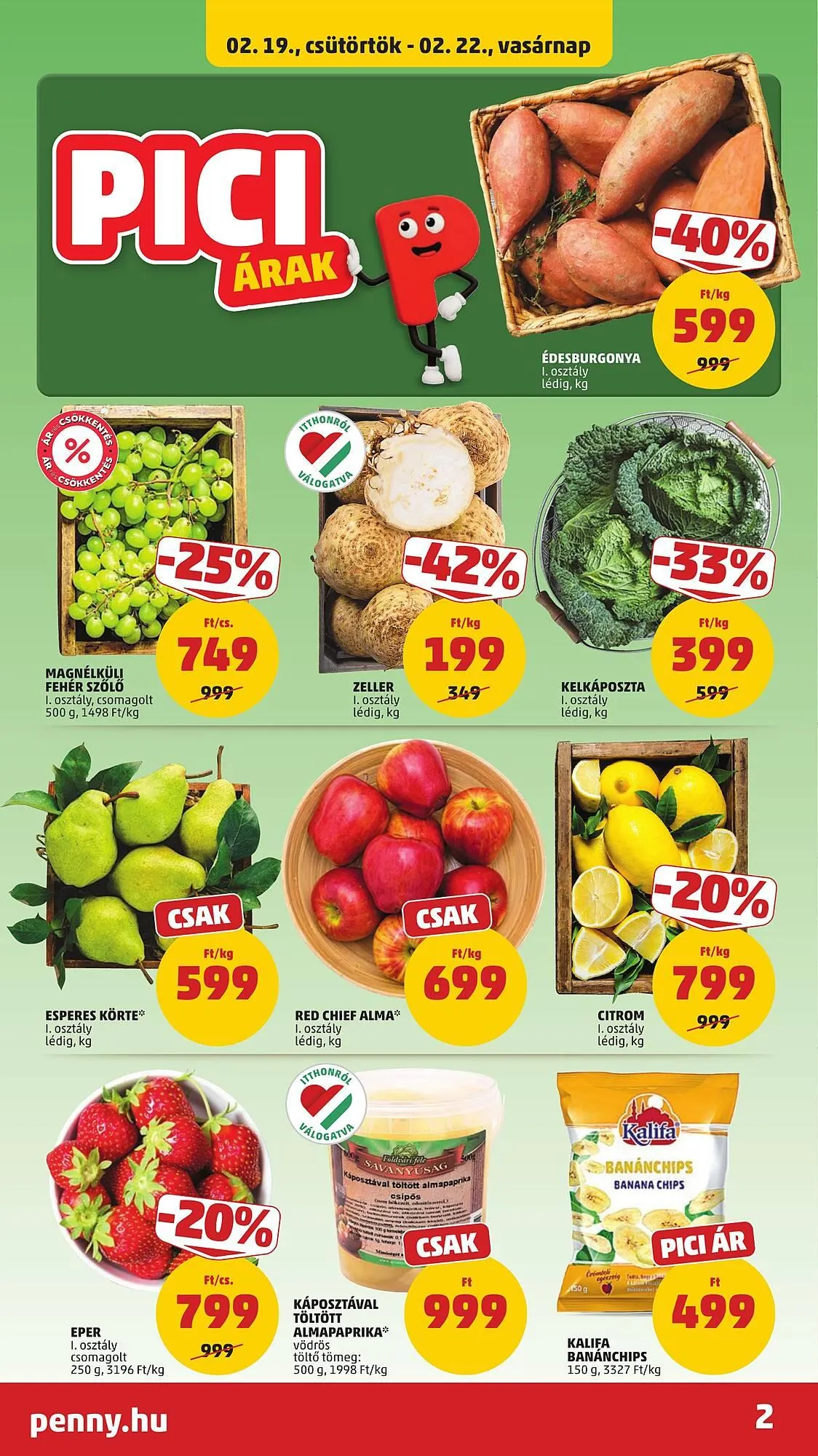 Katalógus PENNY akciós újság február 19.-tól február 25.-ig 2026. - Oldal 2