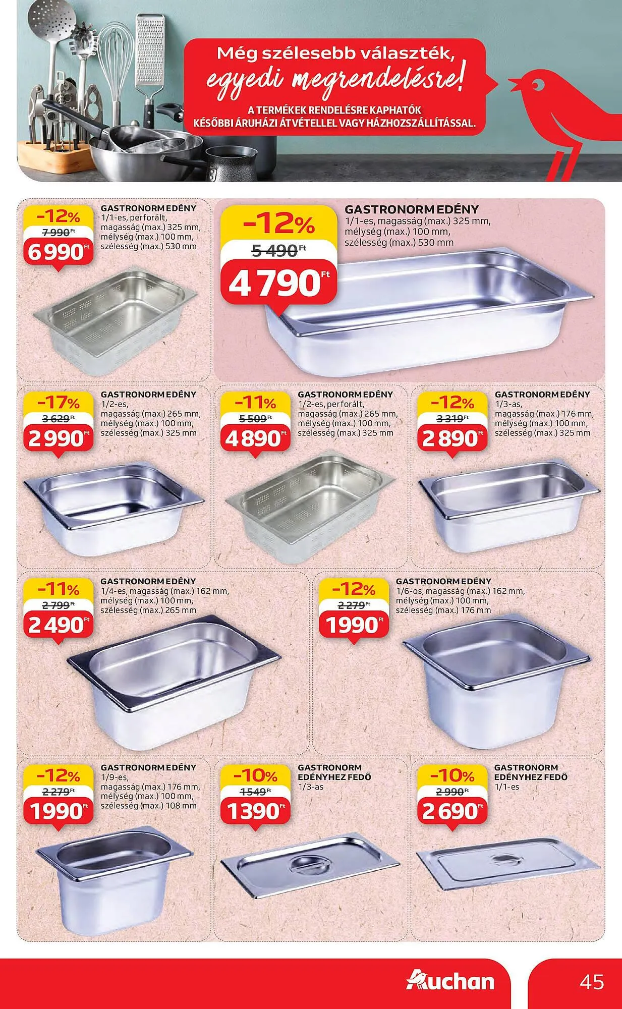 Katalógus Auchan akciós újság július 3.-tól július 9.-ig 2025. - Oldal 45