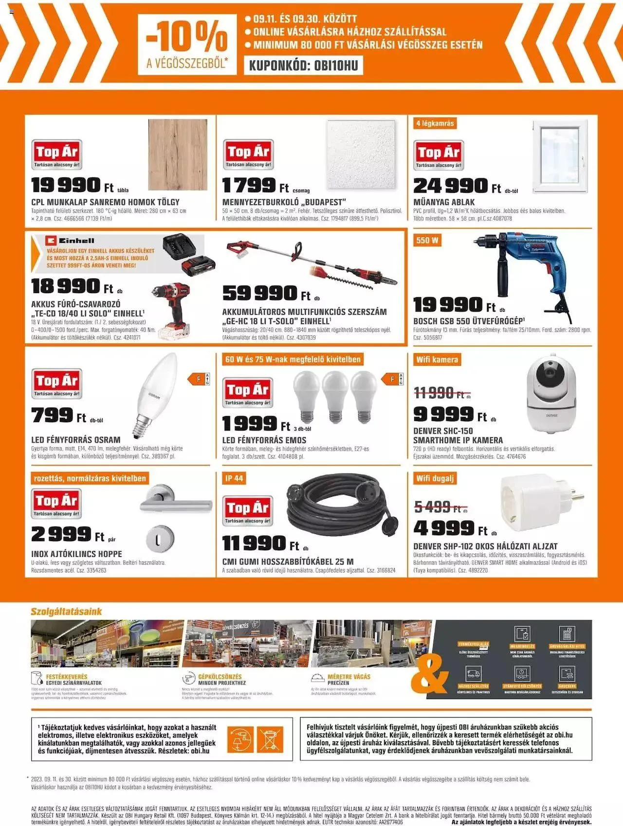 Katalógus OBI Akciós újság szeptember 1.-tól szeptember 30.-ig 2023. - Oldal 10