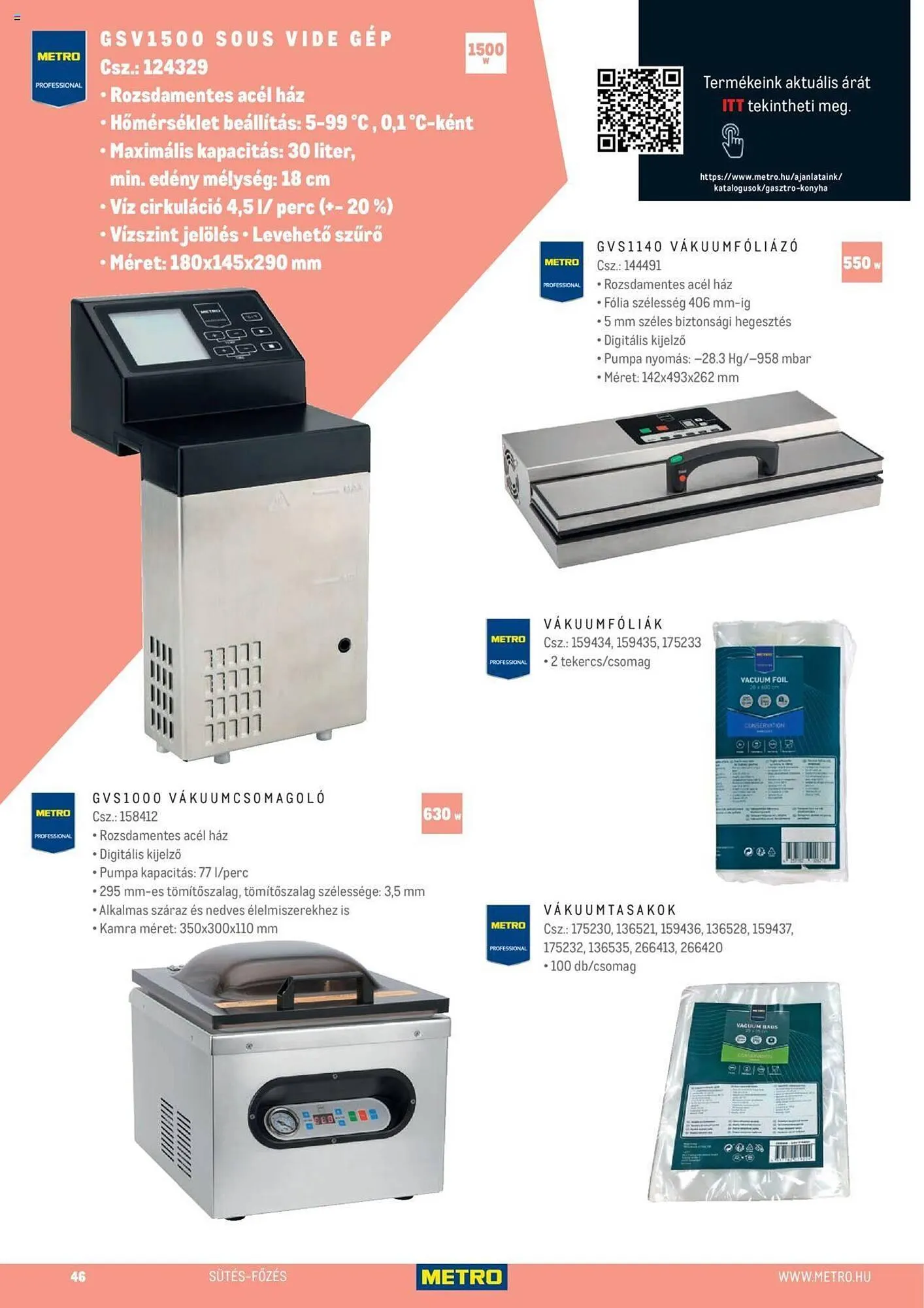 Katalógus Metro Gasztro konyha katalógus akciós újság február 15.-tól február 29.-ig 2024. - Oldal 46