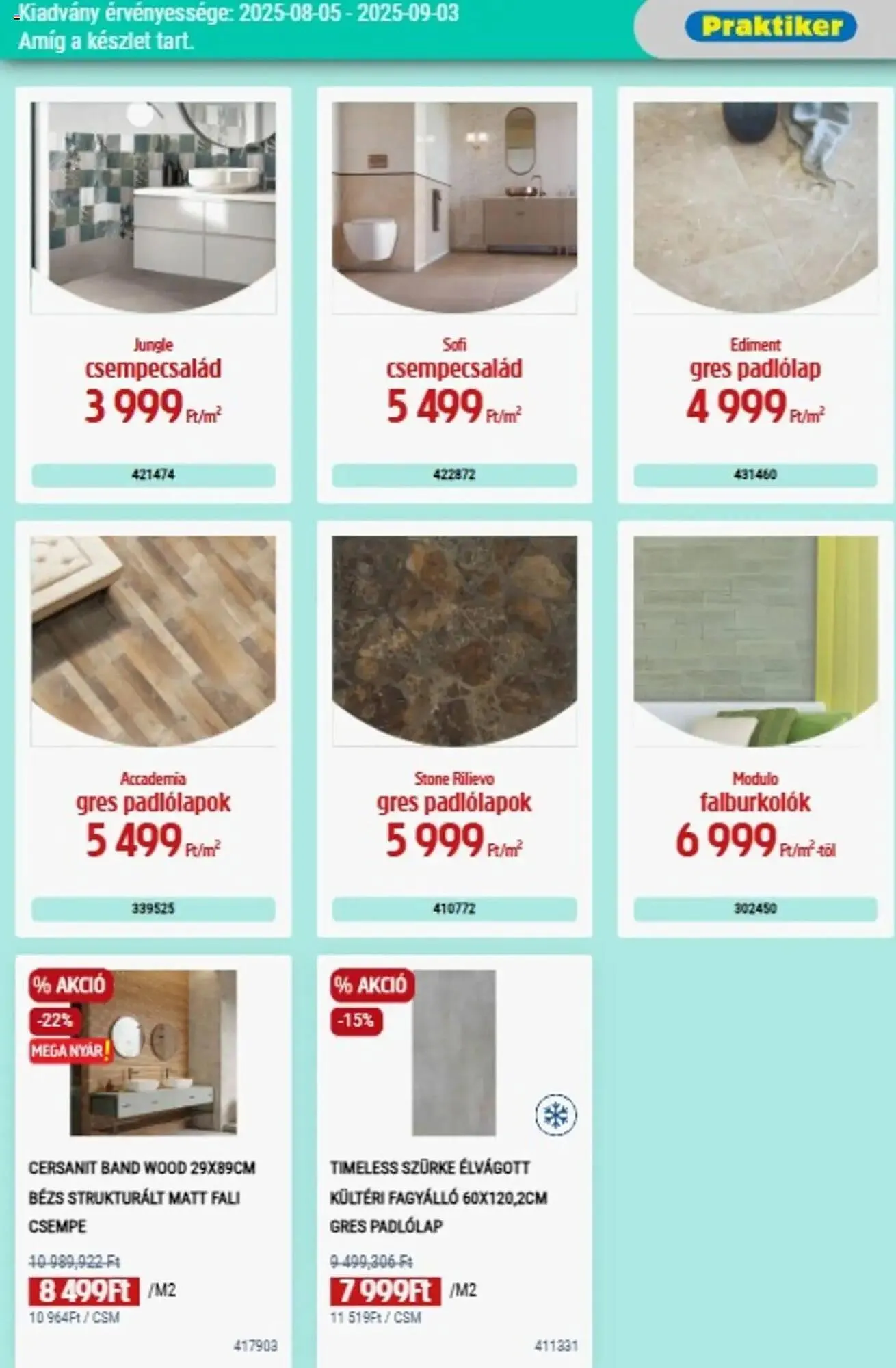 Katalógus Praktiker akciós újság augusztus 5.-tól szeptember 3.-ig 2025. - Oldal 7