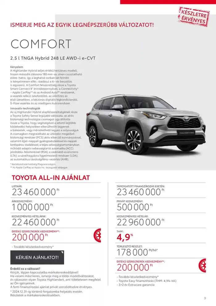 Katalógus Toyota Highlander december 3.-tól december 3.-ig 2025. - Oldal 3