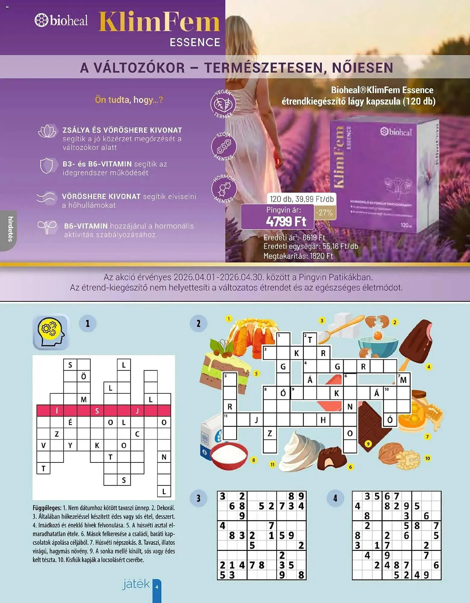 Katalógus Pingvin Patika akciós újság április 1.-tól április 30.-ig 2026. - Oldal 4