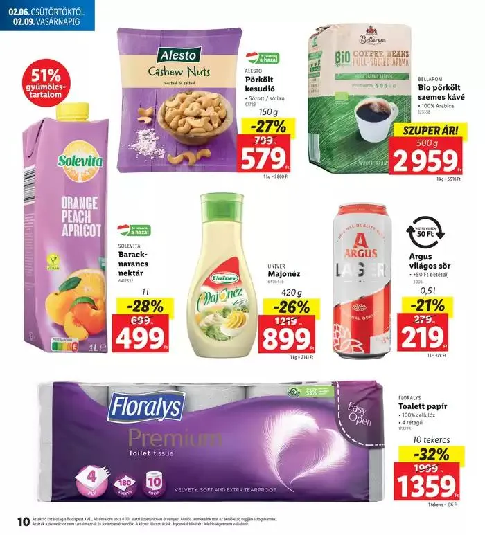 Katalógus Érvényes 02.06-tól február 6.-tól február 9.-ig 2025. - Oldal 10