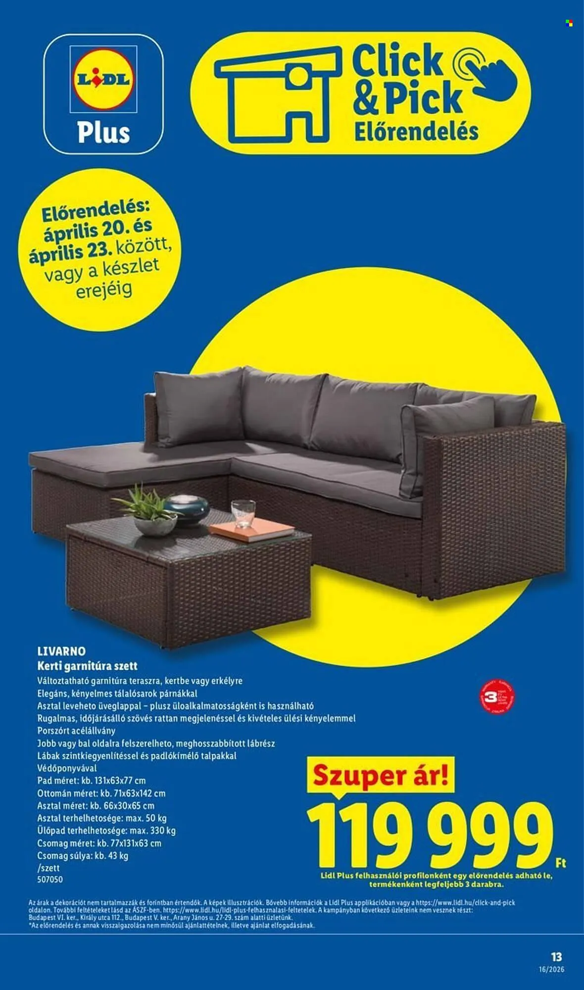 Katalógus Lidl akciós újság április 16.-tól április 22.-ig 2026. - Oldal 13