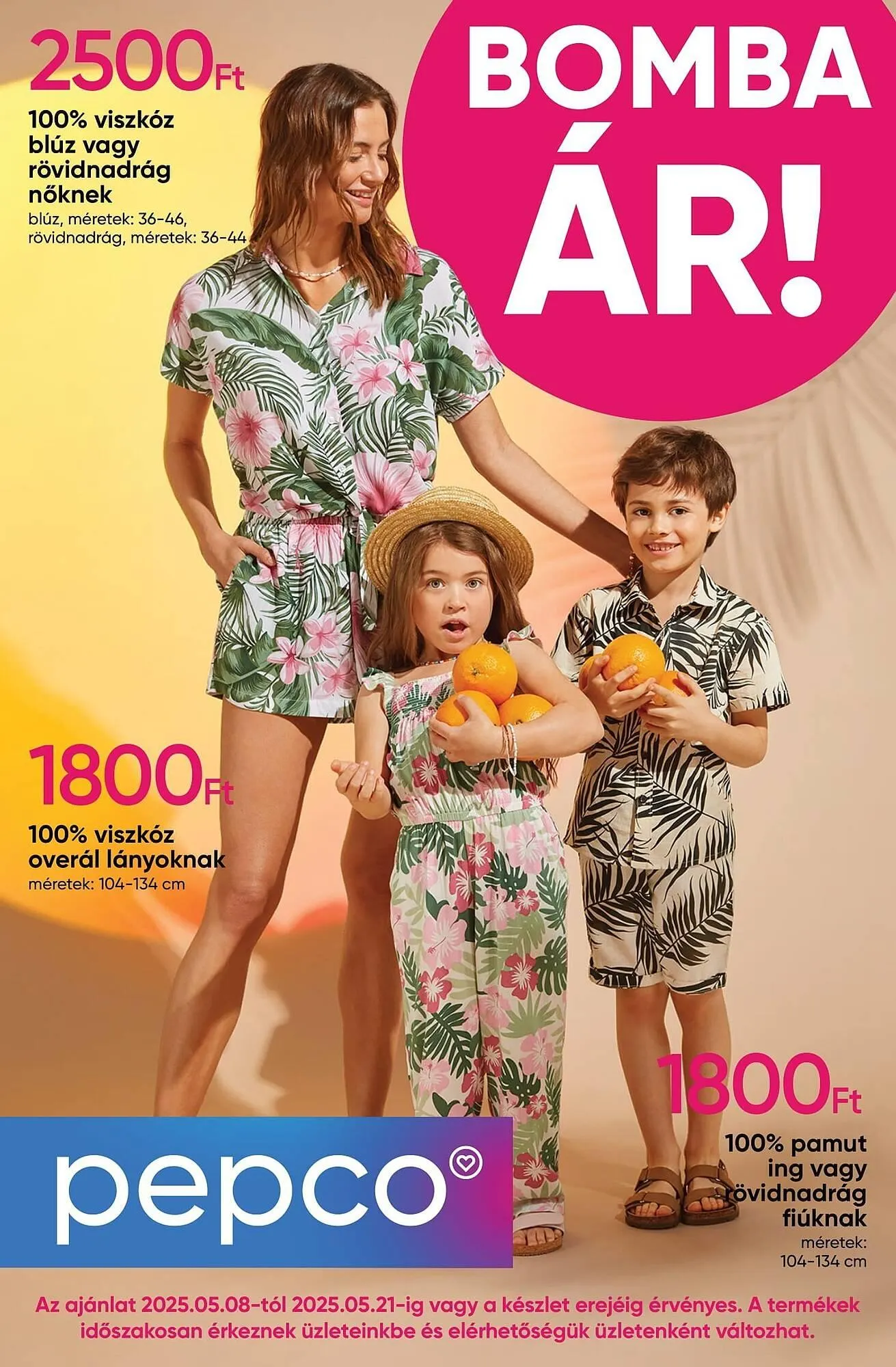 Katalógus Pepco akciós újság május 8.-tól május 21.-ig 2025. - Oldal 1