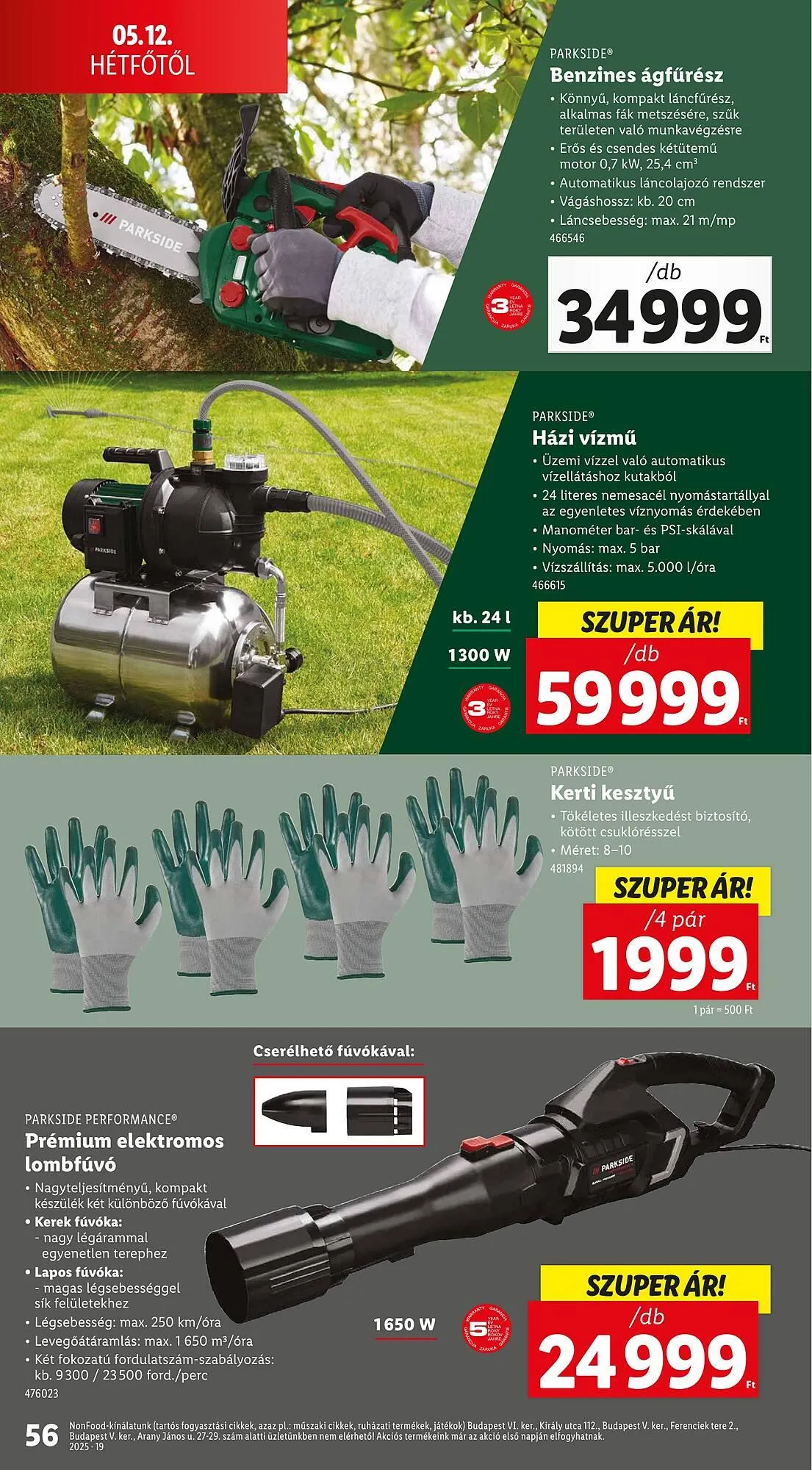 Katalógus Lidl akciós újság május 8.-tól május 14.-ig 2025. - Oldal 56