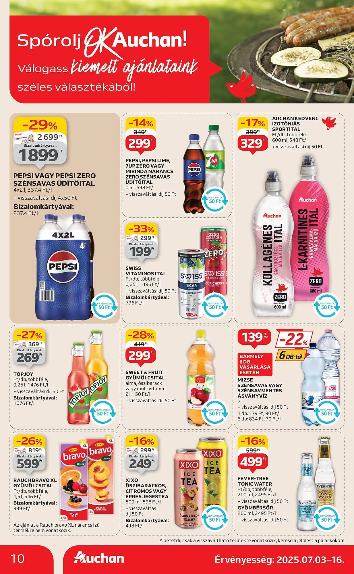 Katalógus Auchan akciós újság július 3.-tól július 9.-ig 2025. - Oldal 10