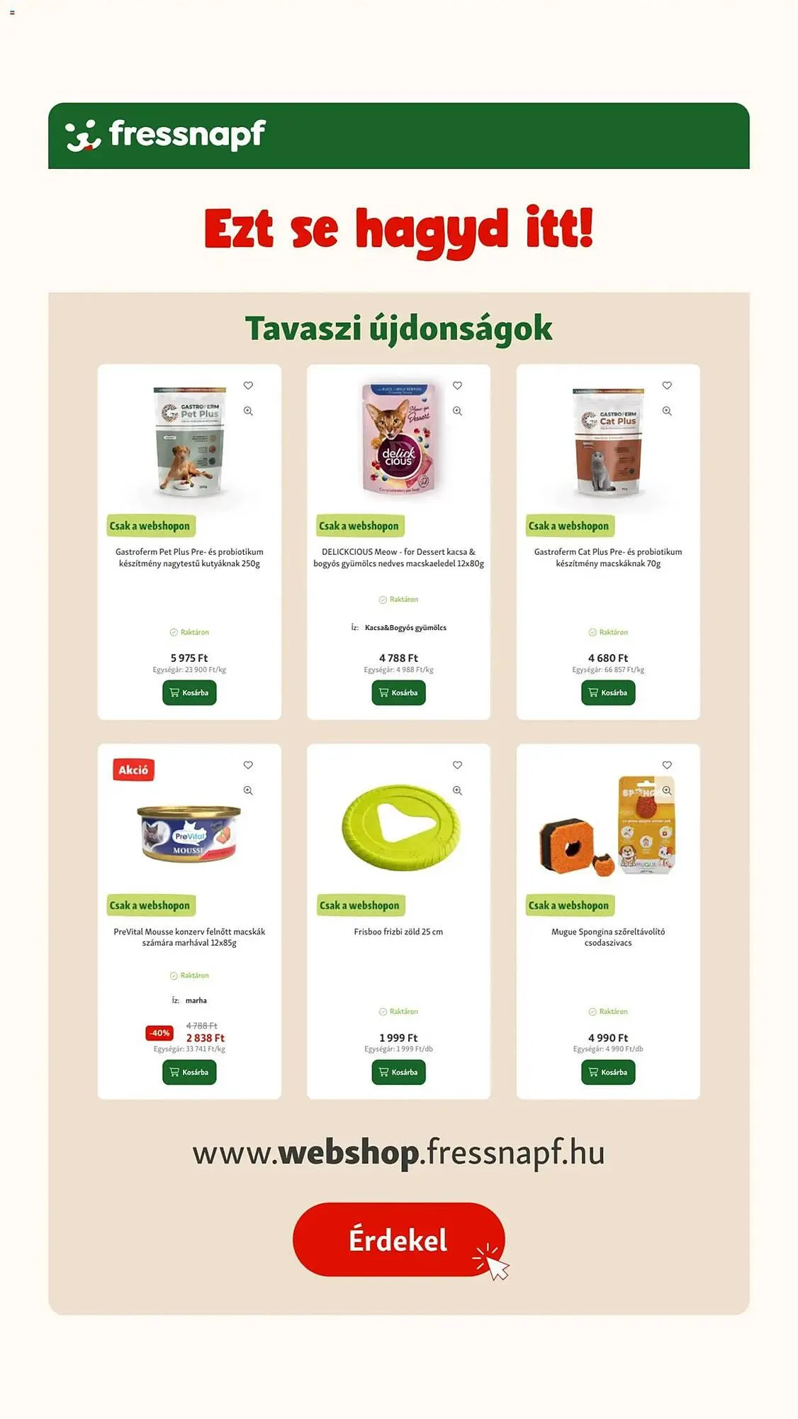 Katalógus Fressnapf akciós újság március 5.-tól március 11.-ig 2026. - Oldal 19