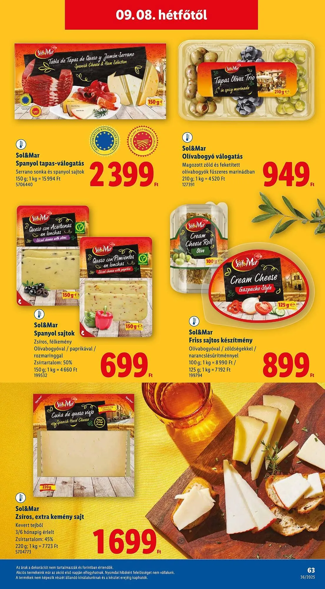 Katalógus Pick-Lidl Nyereményjáték 2025.09.24 akciós újság szeptember 4.-tól szeptember 10.-ig 2025. - Oldal 63