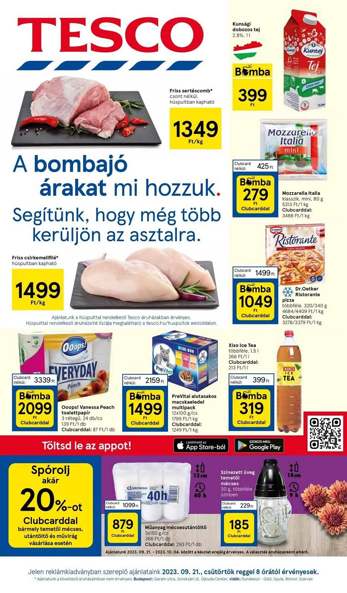 Katalógus Tesco akciós újság szeptember 21.-tól szeptember 27.-ig 2023. - Oldal 1