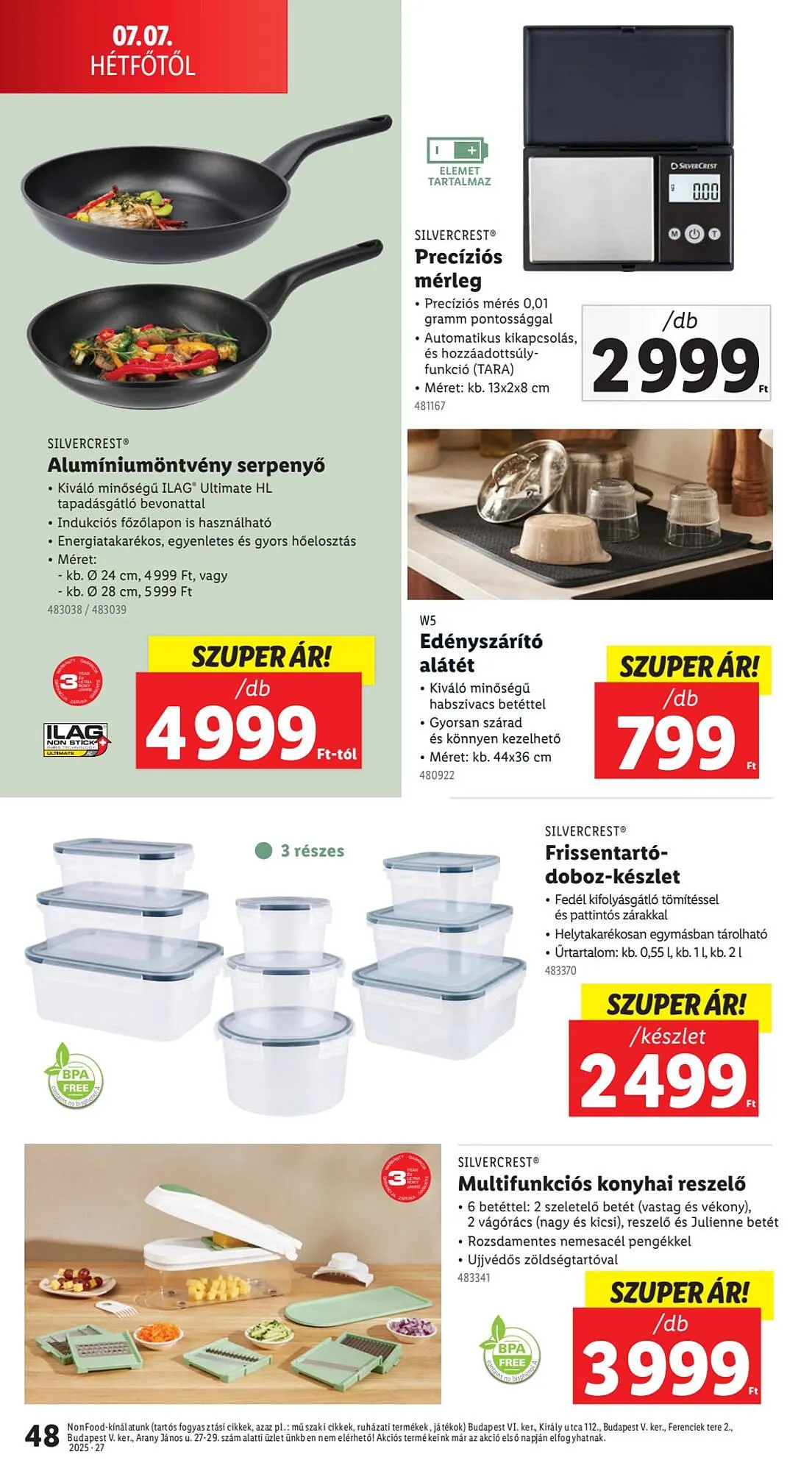 Katalógus Lidl akciós újság július 3.-tól július 9.-ig 2025. - Oldal 48