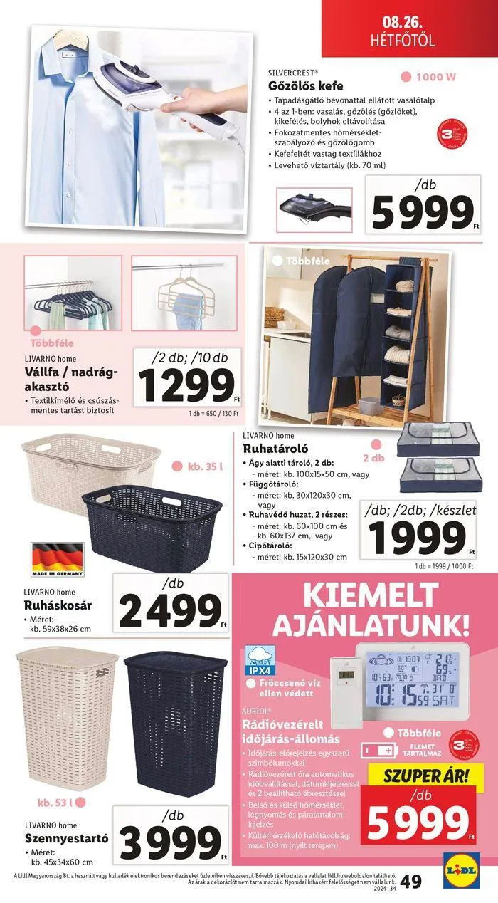 Katalógus Akciós újság – 34. hét augusztus 22.-tól augusztus 28.-ig 2024. - Oldal 49
