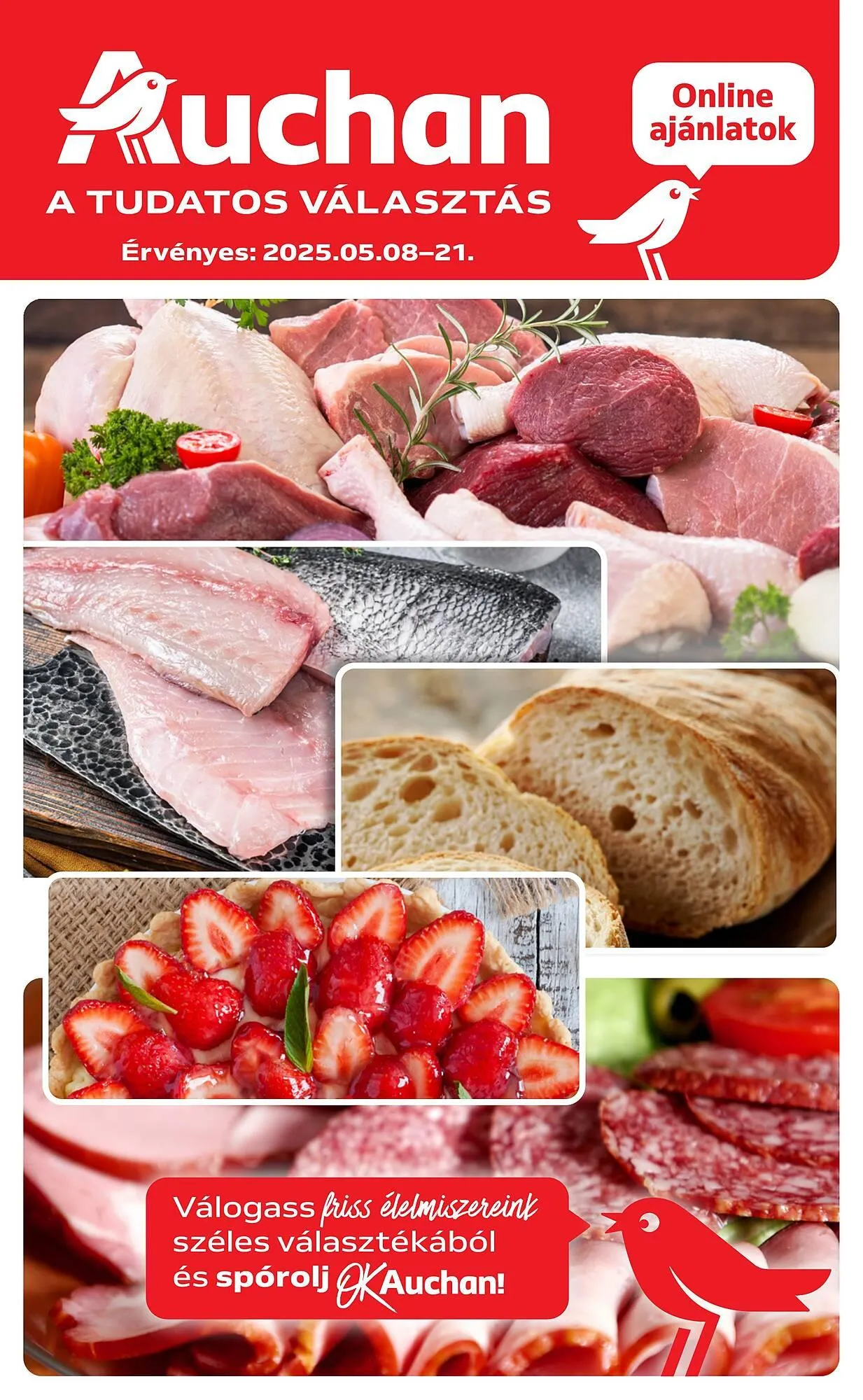 Katalógus Auchan akciós újság május 8.-tól május 21.-ig 2025. - Oldal 1