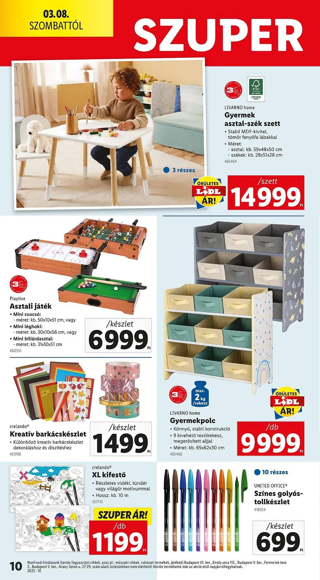 Katalógus Lidl akciós újság március 6.-tól március 19.-ig 2025. - Oldal 10