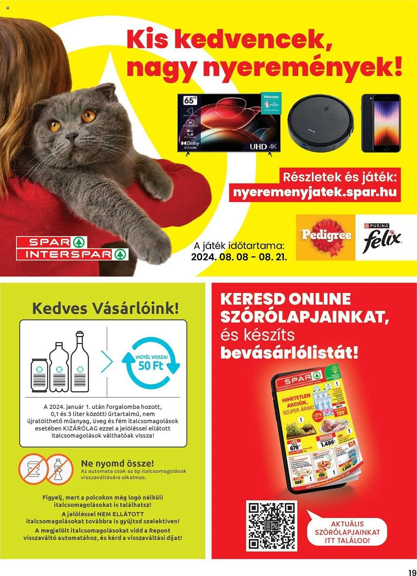 Katalógus Spar akciós újság augusztus 8.-tól augusztus 8.-ig 2024. - Oldal 19