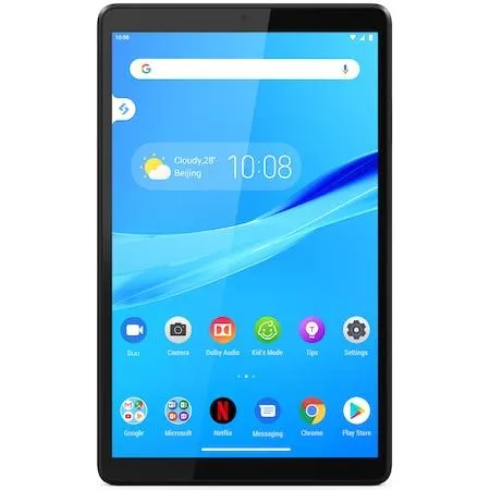 LENOVO Tab M8(TB-8505F), 8" HD IPS, MediaTek Helio A22, QC 2.0GHz, 2GB, 32GB eMMC, Android, Vasszürke, Tok+Fólia