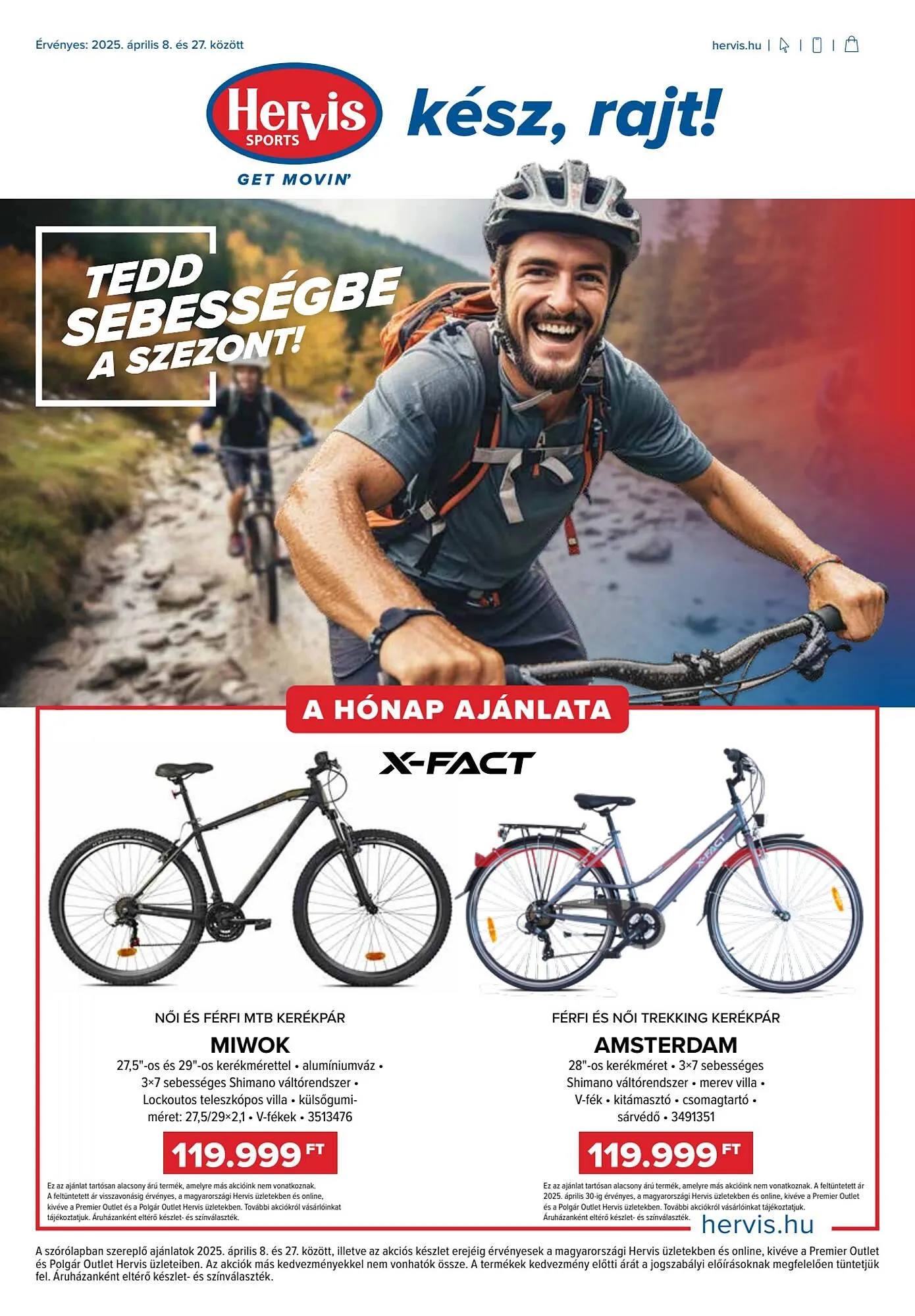 Hervis akciós újság - 1