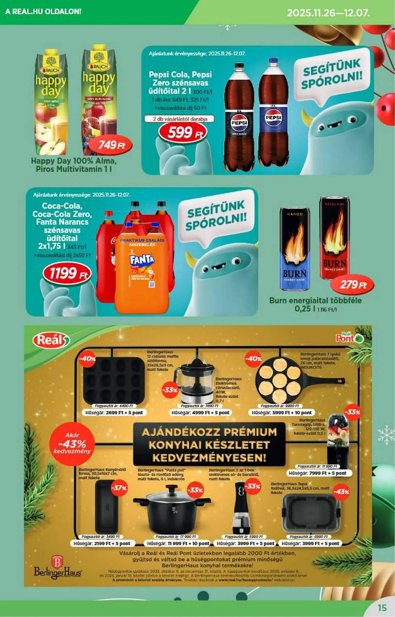 Katalógus Real akciós újság november 26.-tól december 7.-ig 2025. - Oldal 15