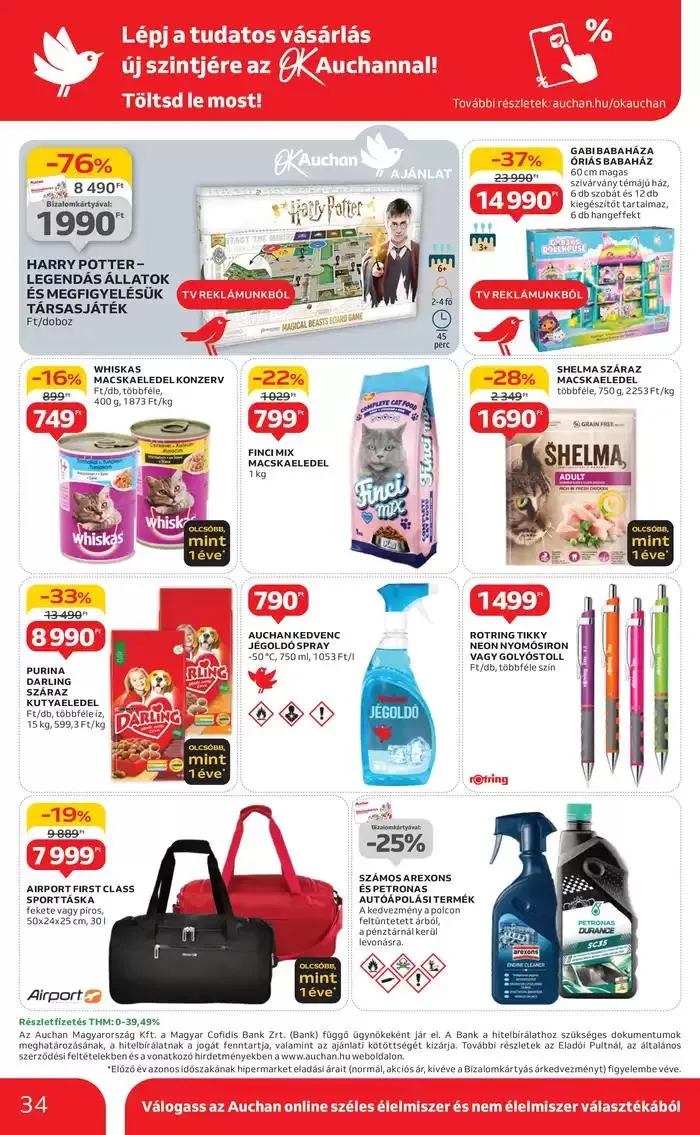 Katalógus Catalog Auchan január 6.-tól január 15.-ig 2025. - Oldal 34
