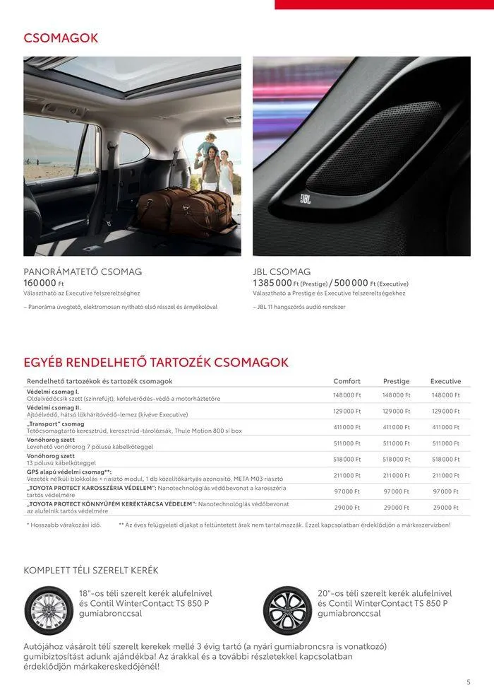 Katalógus Toyota Highlander! június 5.-tól június 5.-ig 2025. - Oldal 5