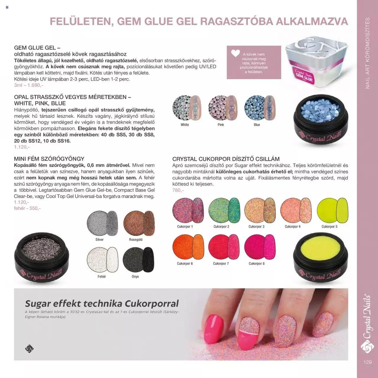 Katalógus Crystal Nails - Nagykatalógus 22/23 március 8.-tól december 31.-ig 2023. - Oldal 129