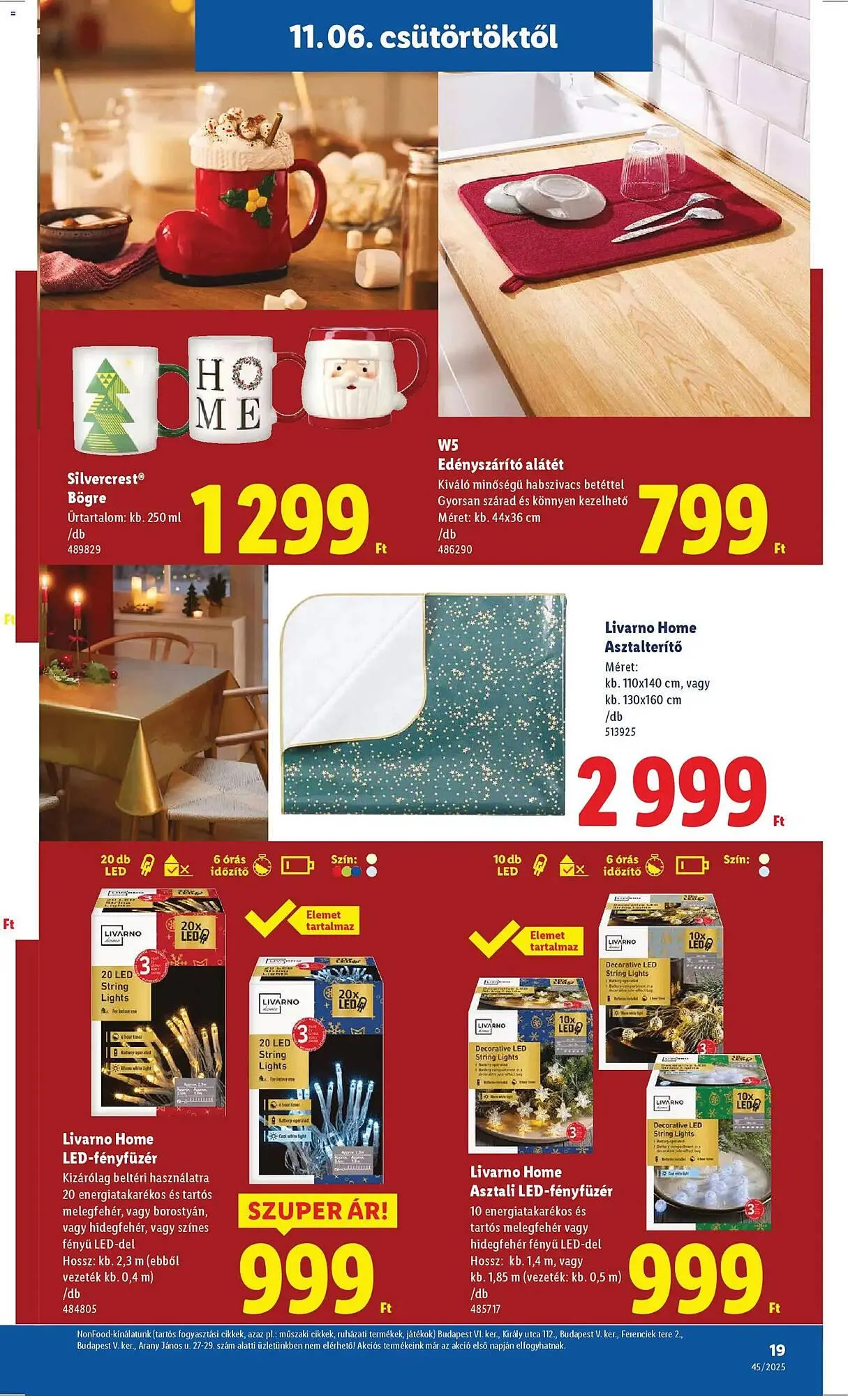 Katalógus Lidl akciós újság november 6.-tól december 28.-ig 2025. - Oldal 19