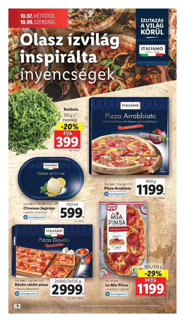 Katalógus Akciós újság – 40. hét október 3.-tól október 9.-ig 2024. - Oldal 62