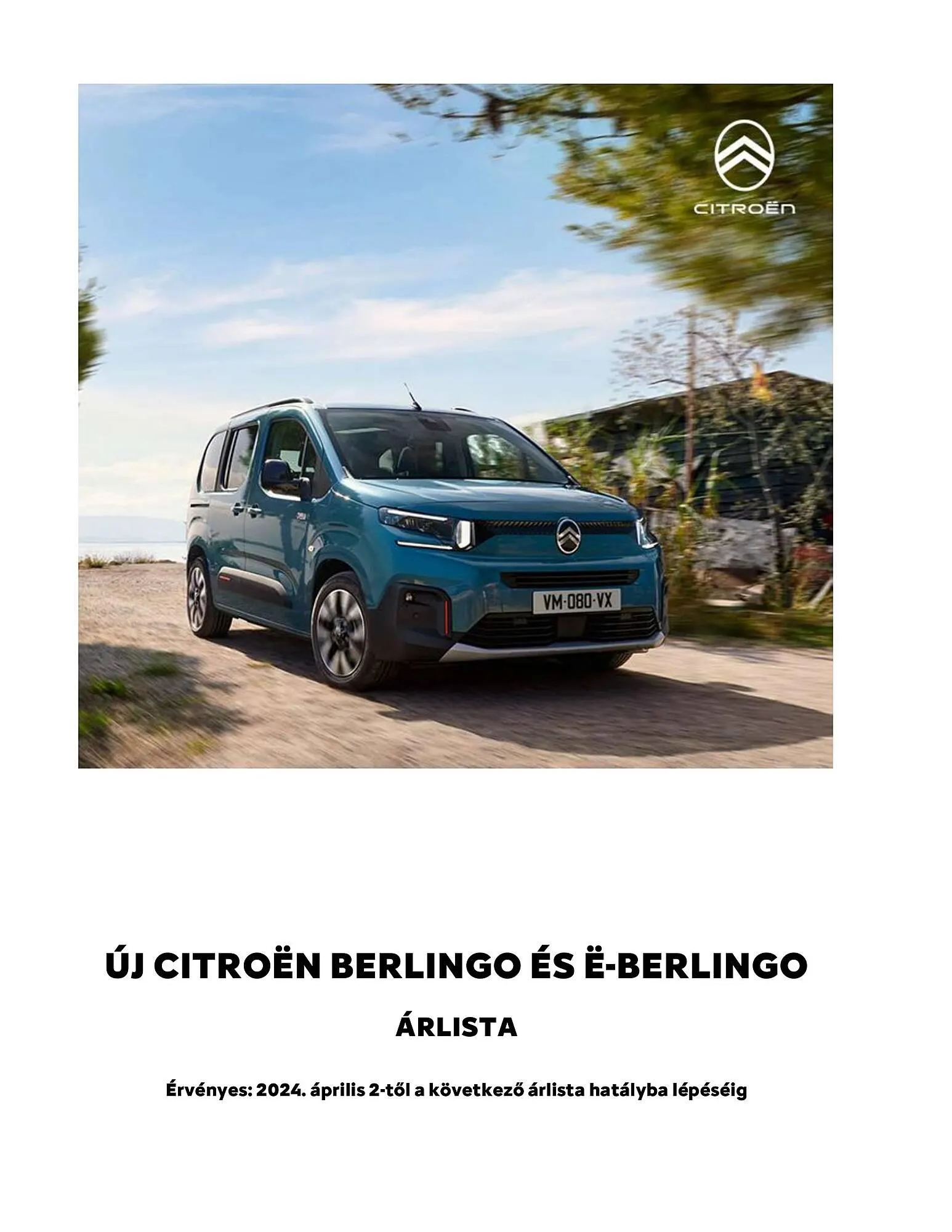 Katalógus Citroën eBerlingo akciós újság július 5.-tól december 31.-ig 2024. - Oldal 1