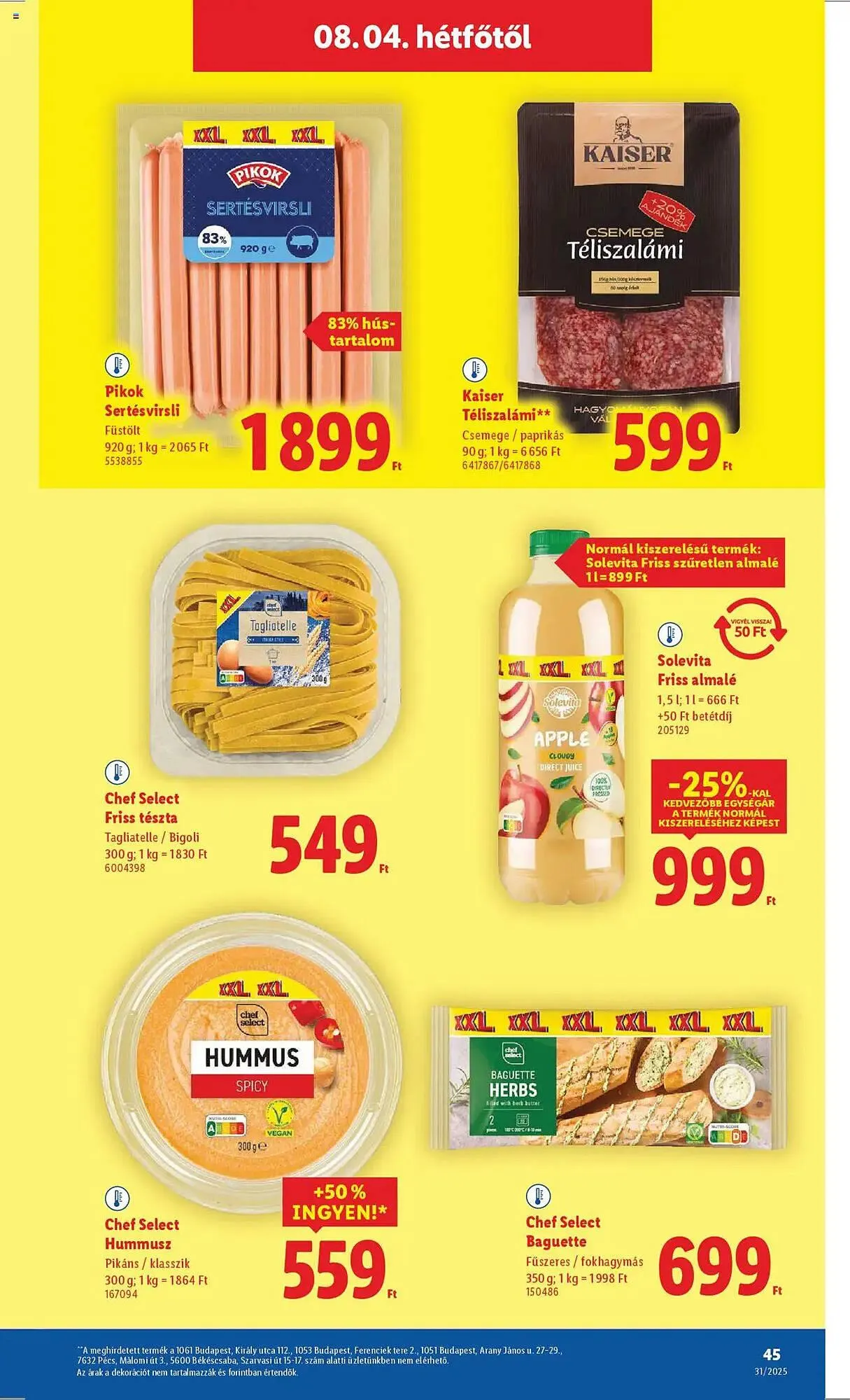 Katalógus Lidl akciós újság július 31.-tól augusztus 6.-ig 2025. - Oldal 45