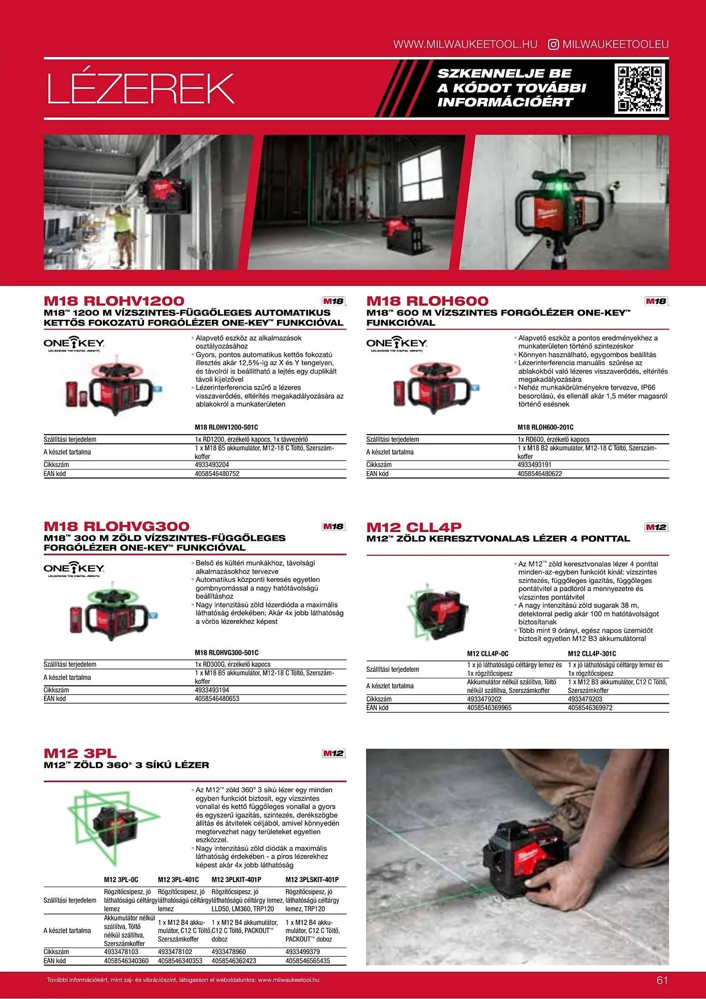 Katalógus Milwaukee akciós újság szeptember 16.-tól december 31.-ig 2026. - Oldal 61