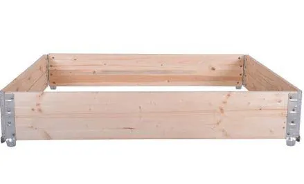 Magasított összecsukható 120x80cm-es fa virágágyás