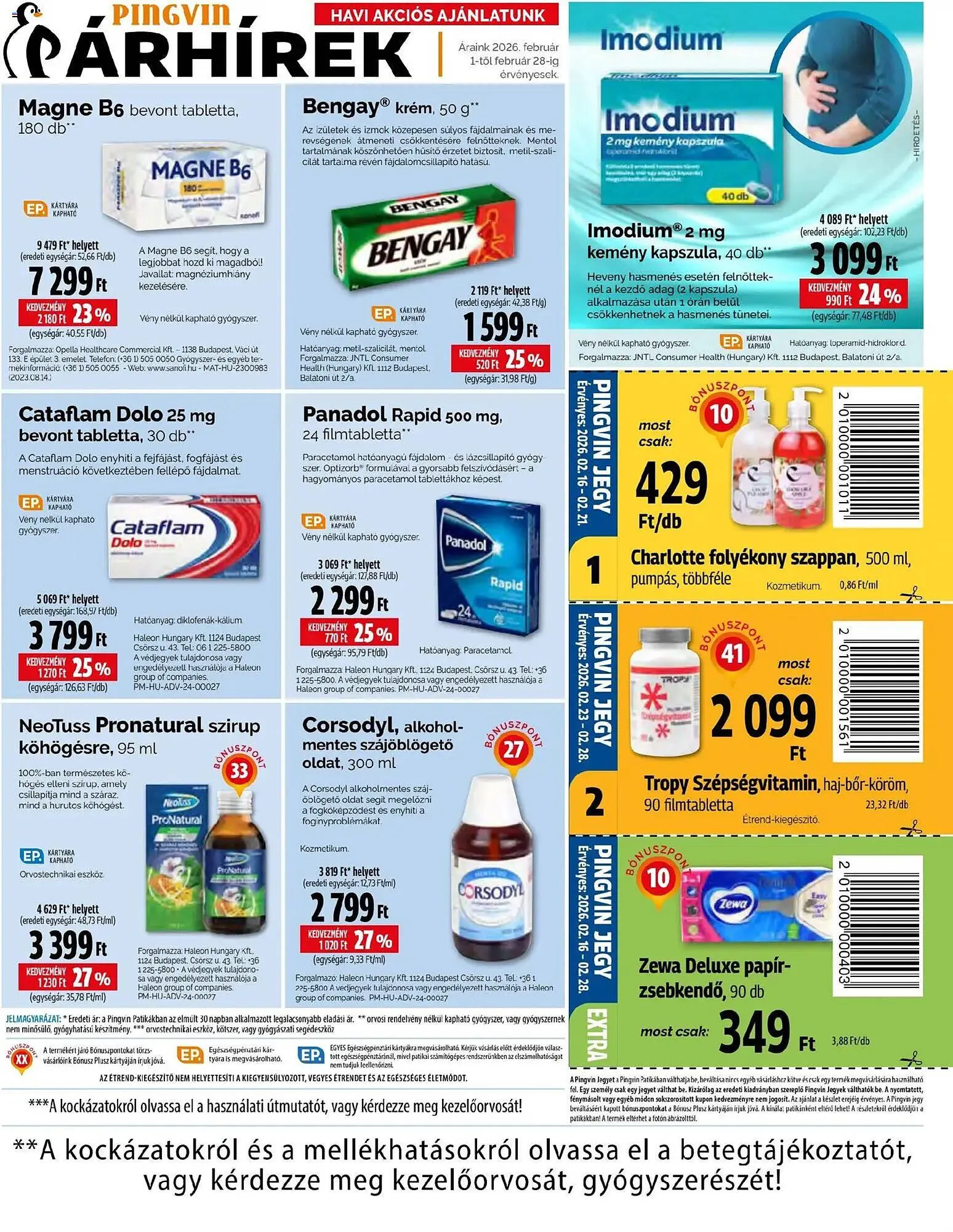 Katalógus Pingvin Patika akciós újság február 1.-tól február 28.-ig 2026. - Oldal 4
