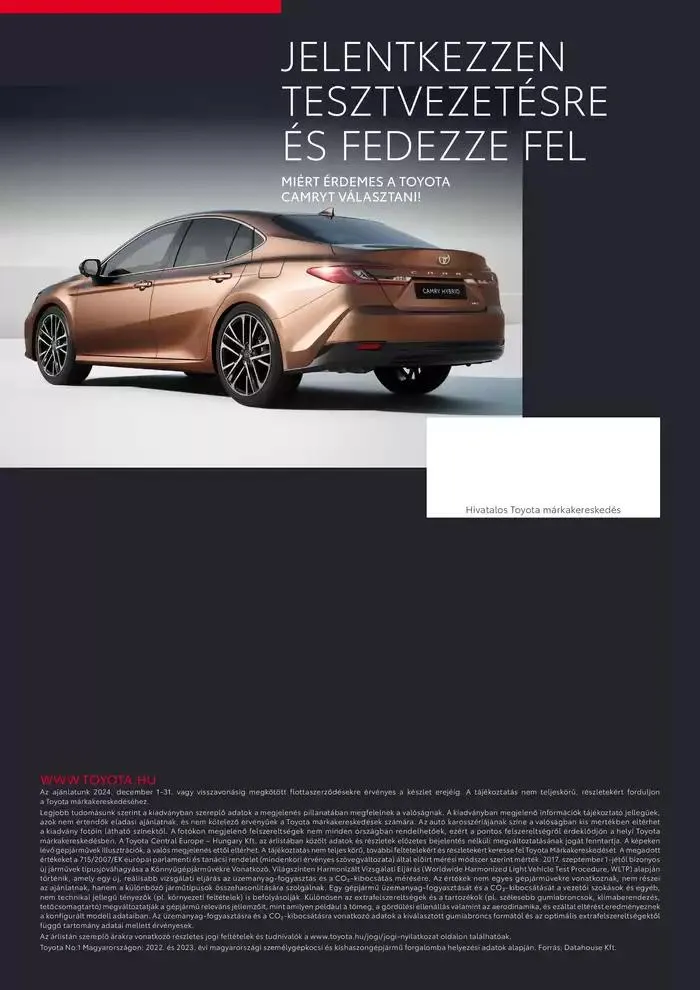 Katalógus Toyota Új Camry Hybrid december 3.-tól december 3.-ig 2025. - Oldal 10