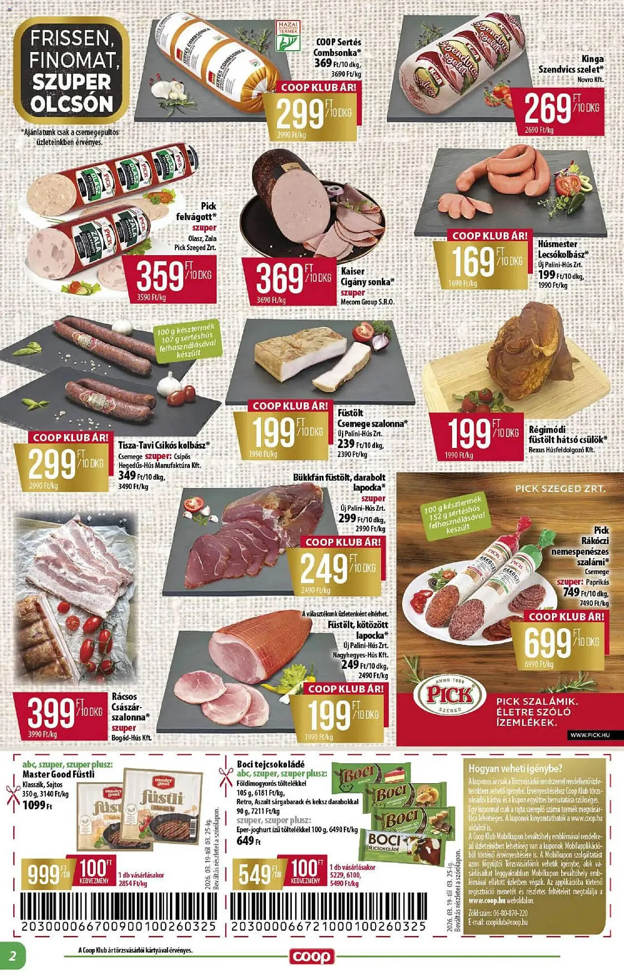 Katalógus Coop akciós újság március 19.-tól március 25.-ig 2026. - Oldal 2