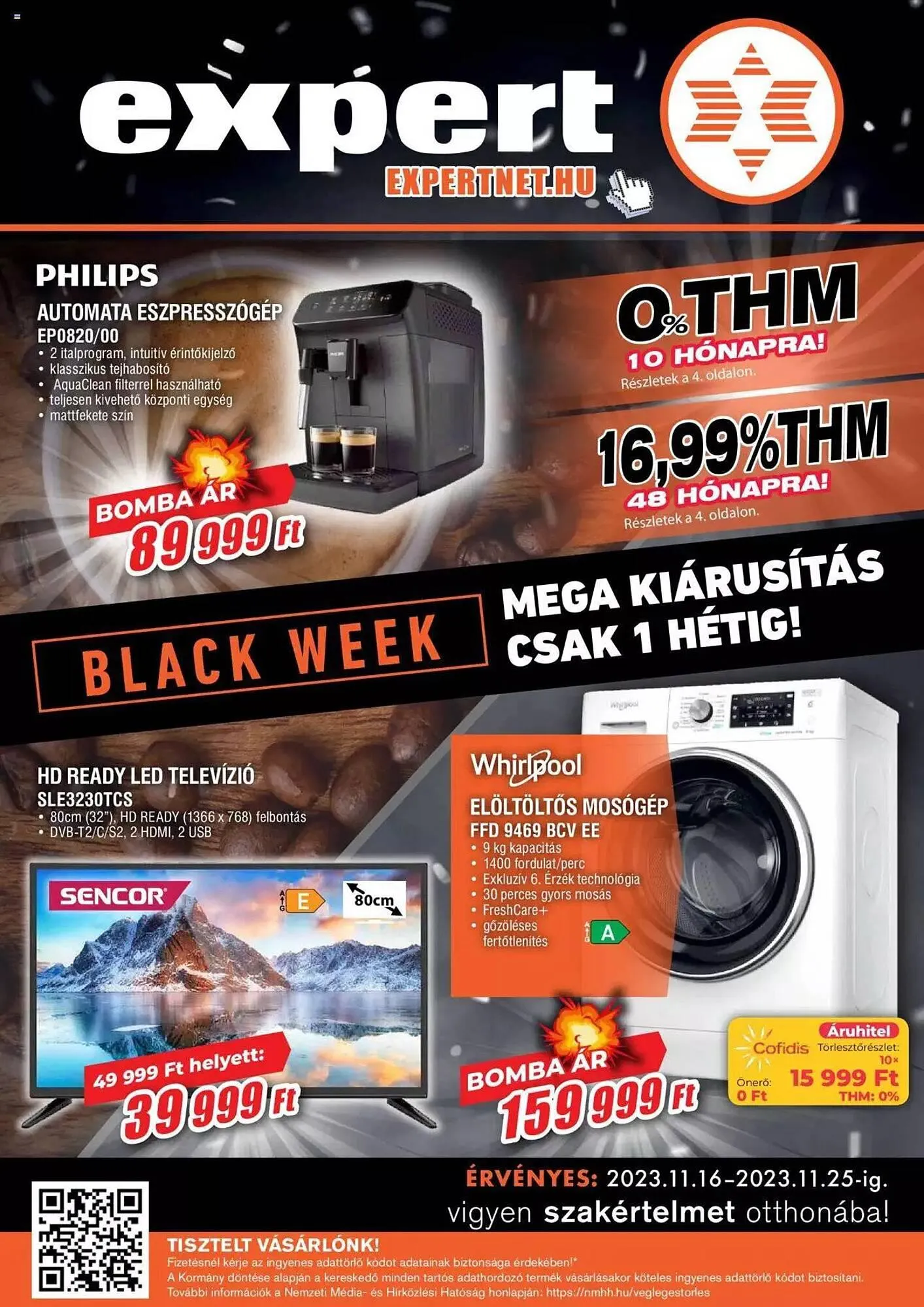 Katalógus Expert akciós újság november 16.-tól november 25.-ig 2023. - Oldal 1