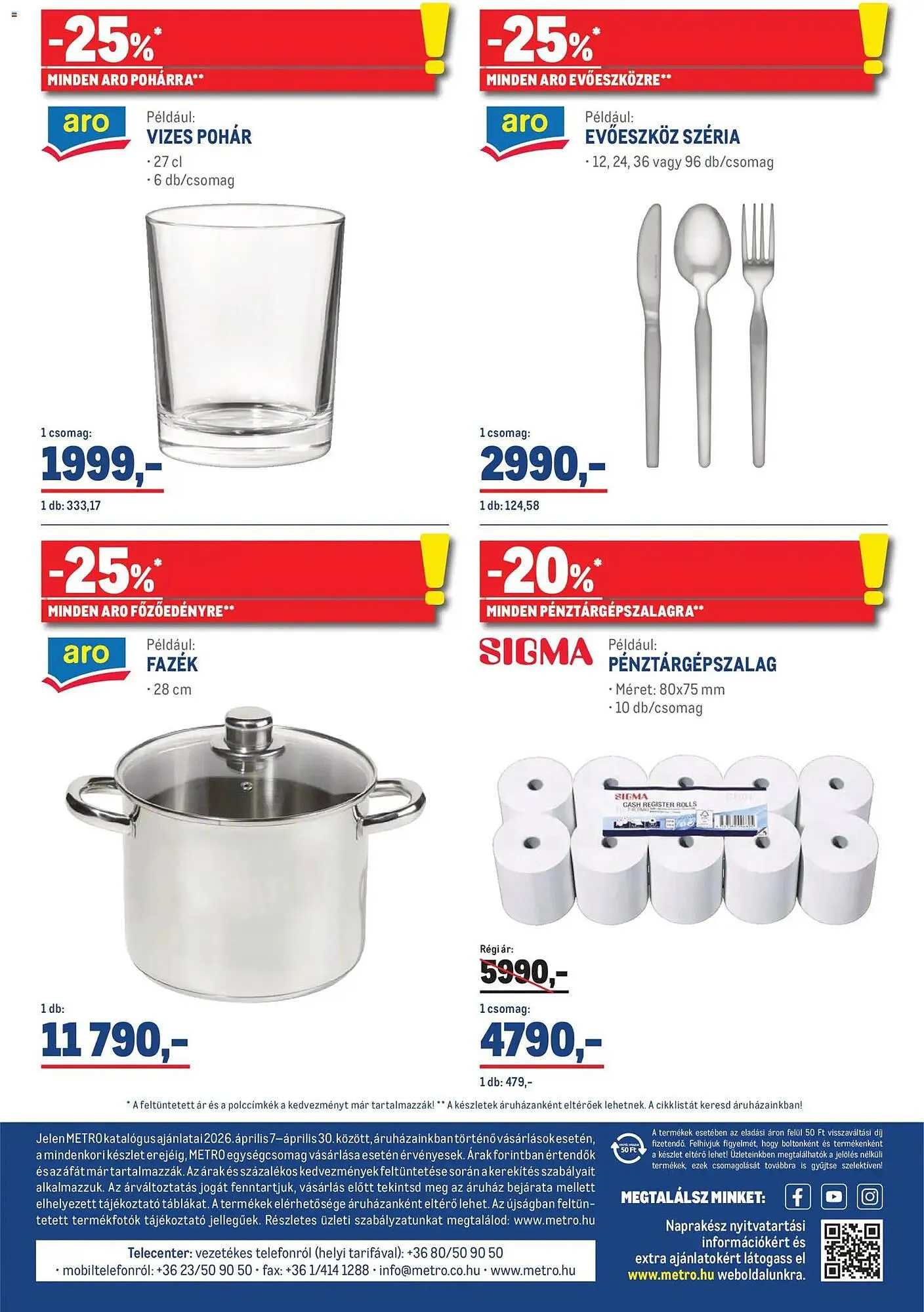 Katalógus Metro akciós újság április 7.-tól április 30.-ig 2026. - Oldal 44