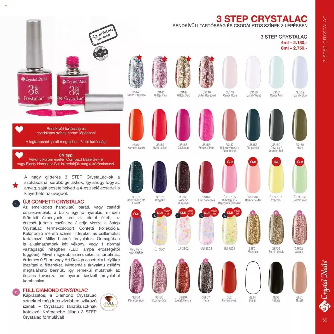 Katalógus Crystal Nails - Nagykatalógus 22/23 március 8.-tól december 31.-ig 2023. - Oldal 55