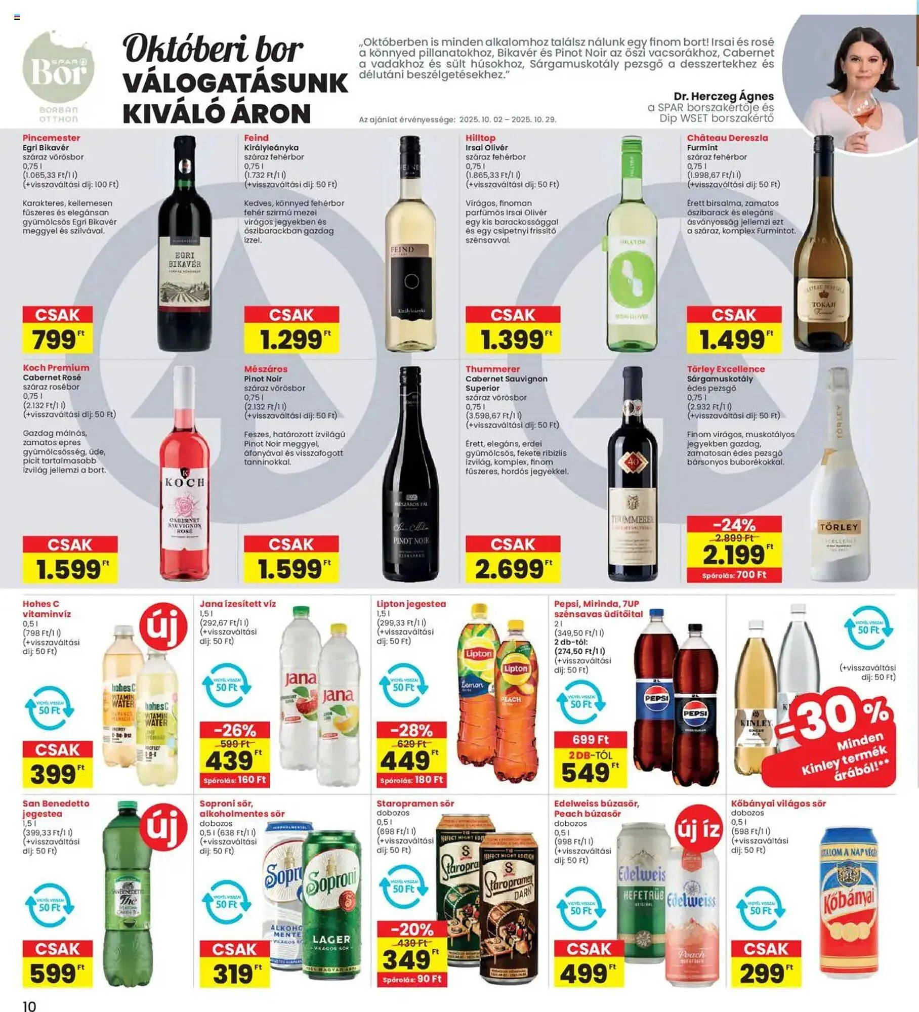 Katalógus Interspar akciós újság október 2.-tól október 8.-ig 2025. - Oldal 10