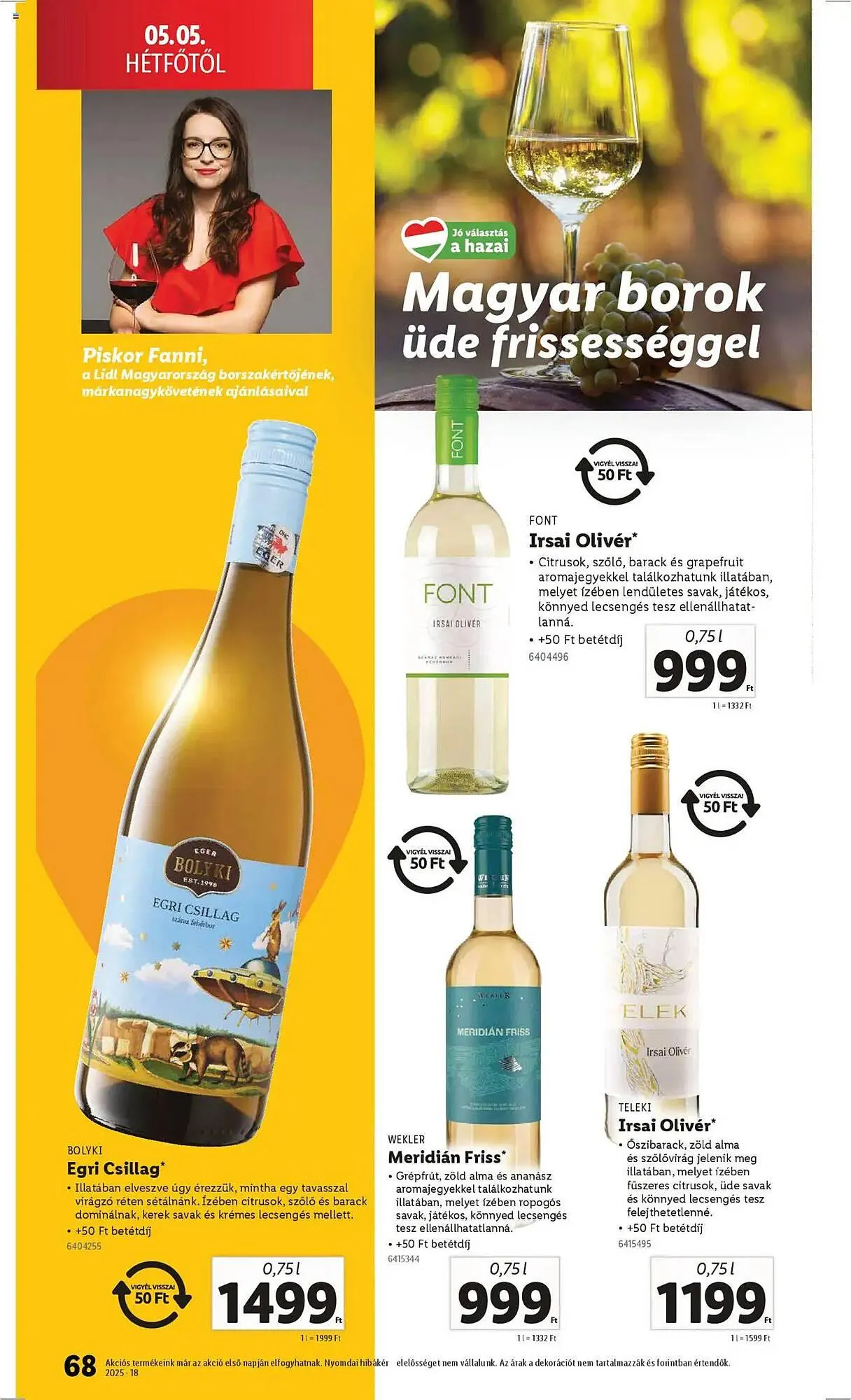 Katalógus Lidl akciós újság április 30.-tól május 7.-ig 2025. - Oldal 68