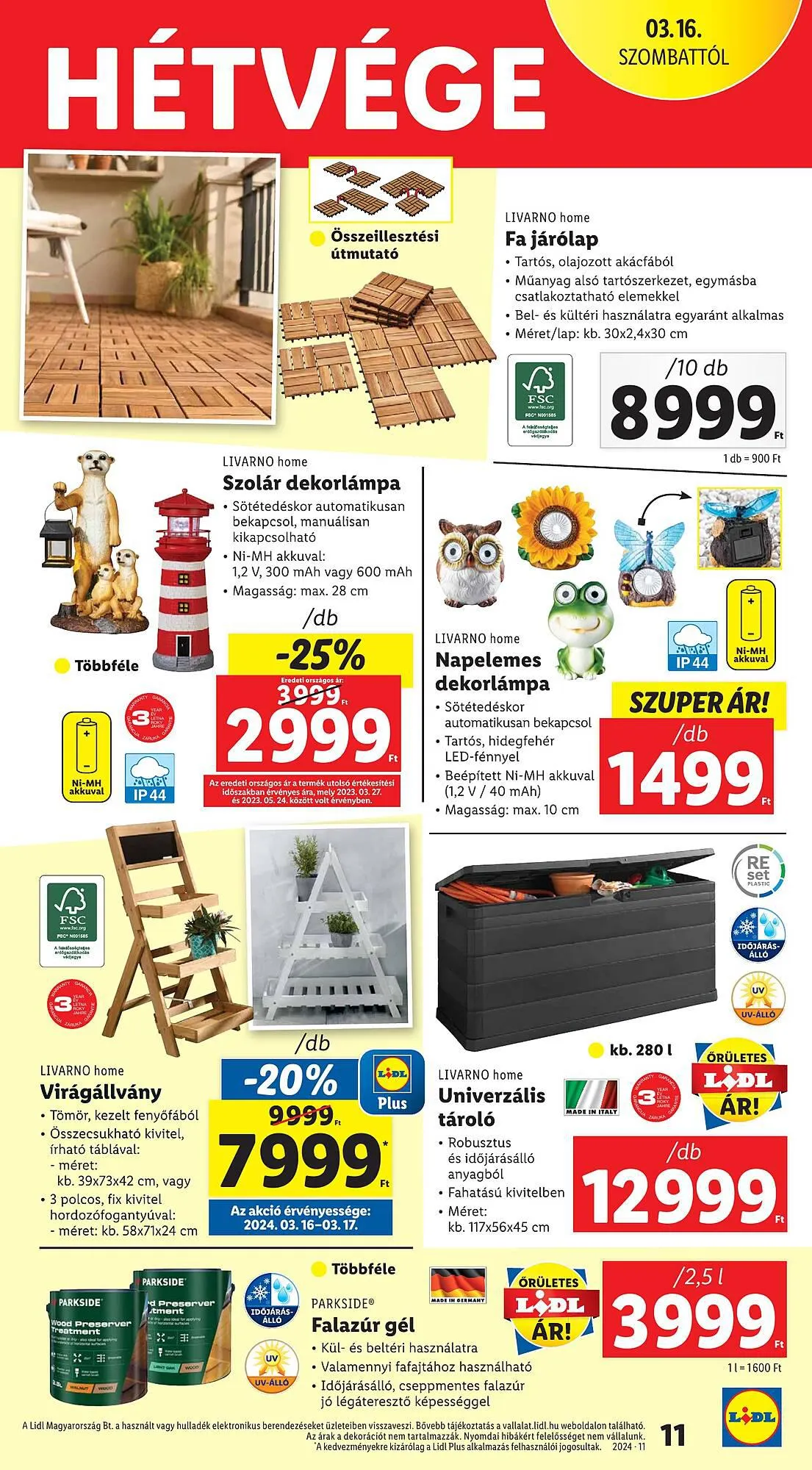 Katalógus Lidl akciós újság március 14.-tól március 20.-ig 2024. - Oldal 11