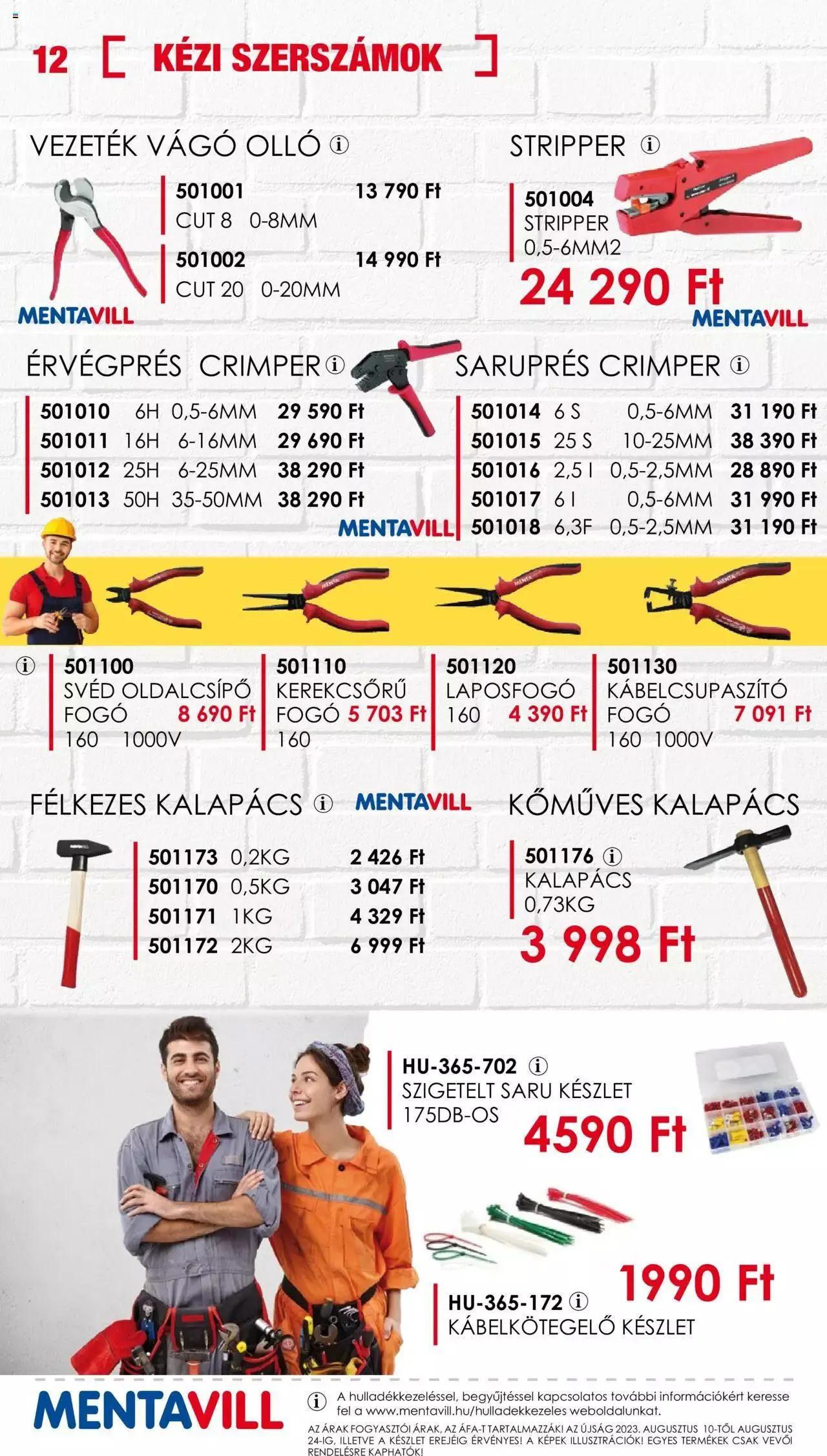 Katalógus Mentavill - Akciós újság augusztus 10.-tól augusztus 24.-ig 2023. - Oldal 14